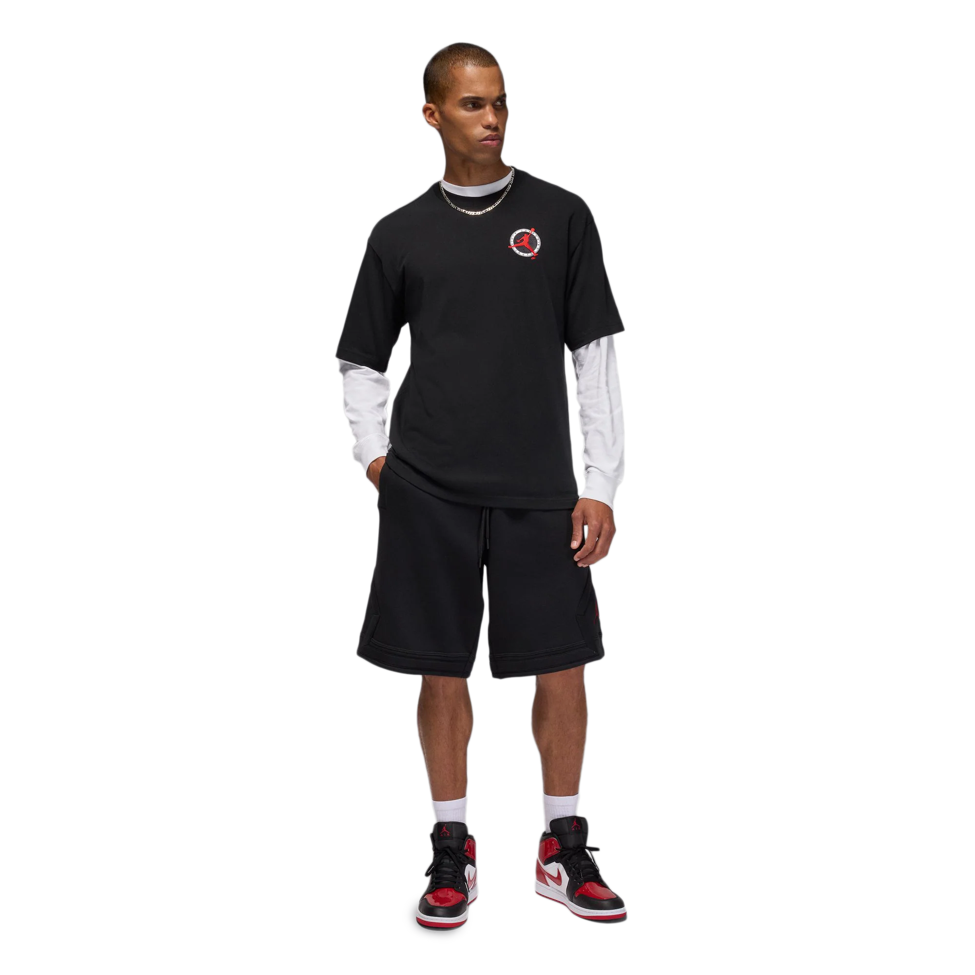 Nike Jordan Flight Club T-Shirt Black IQ0543-010 - Image 5