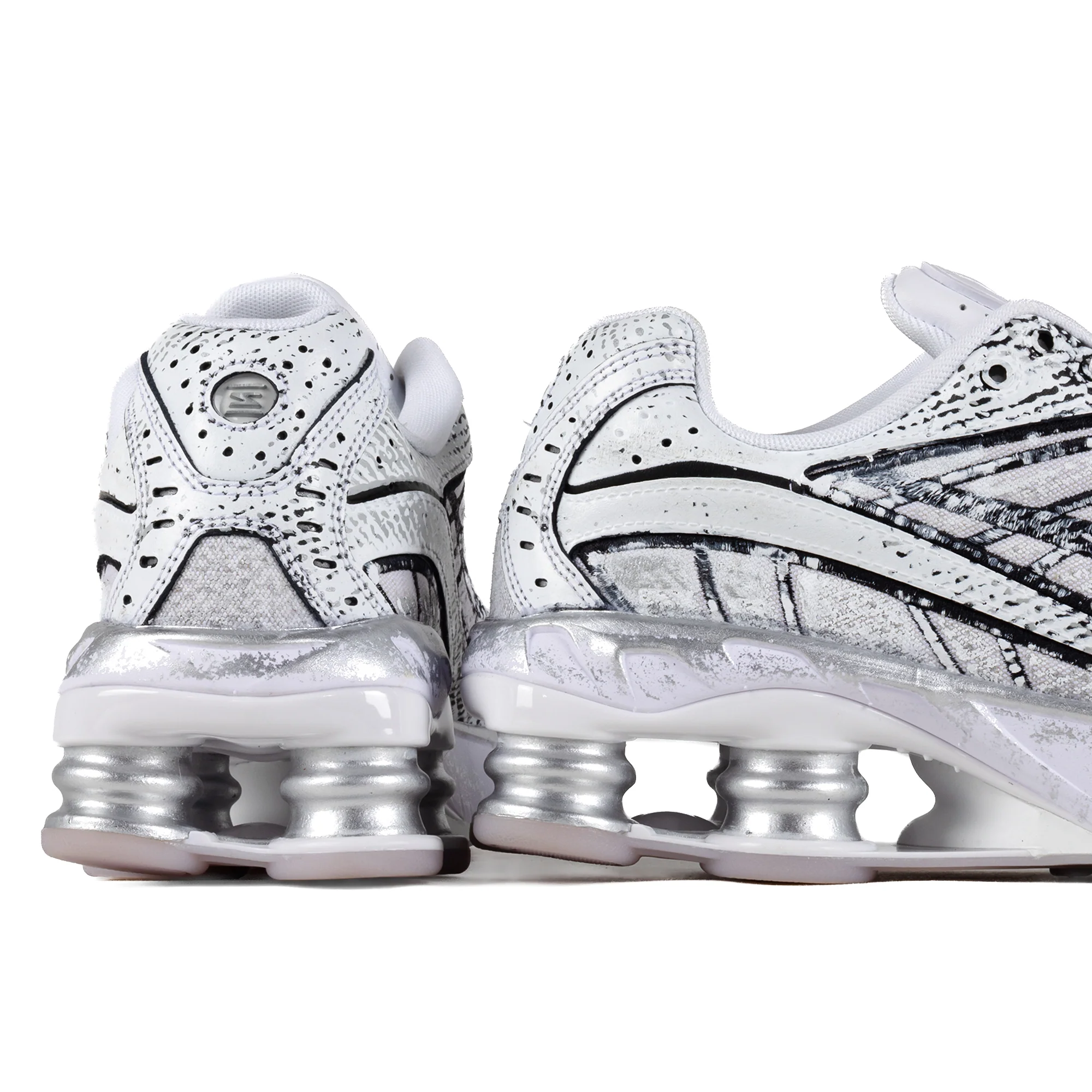 Nike Shox Ride 2 White/Metallic Platinum/Black/Flt Gold IB8174-100 - Image 7