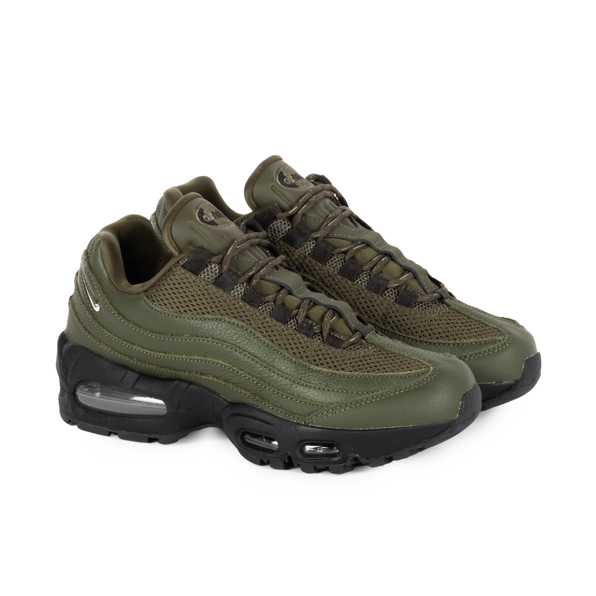 Nike Women's Air Max 95 Big Bubble Cargo Khaki/Medium Olive/Black IH1413-300