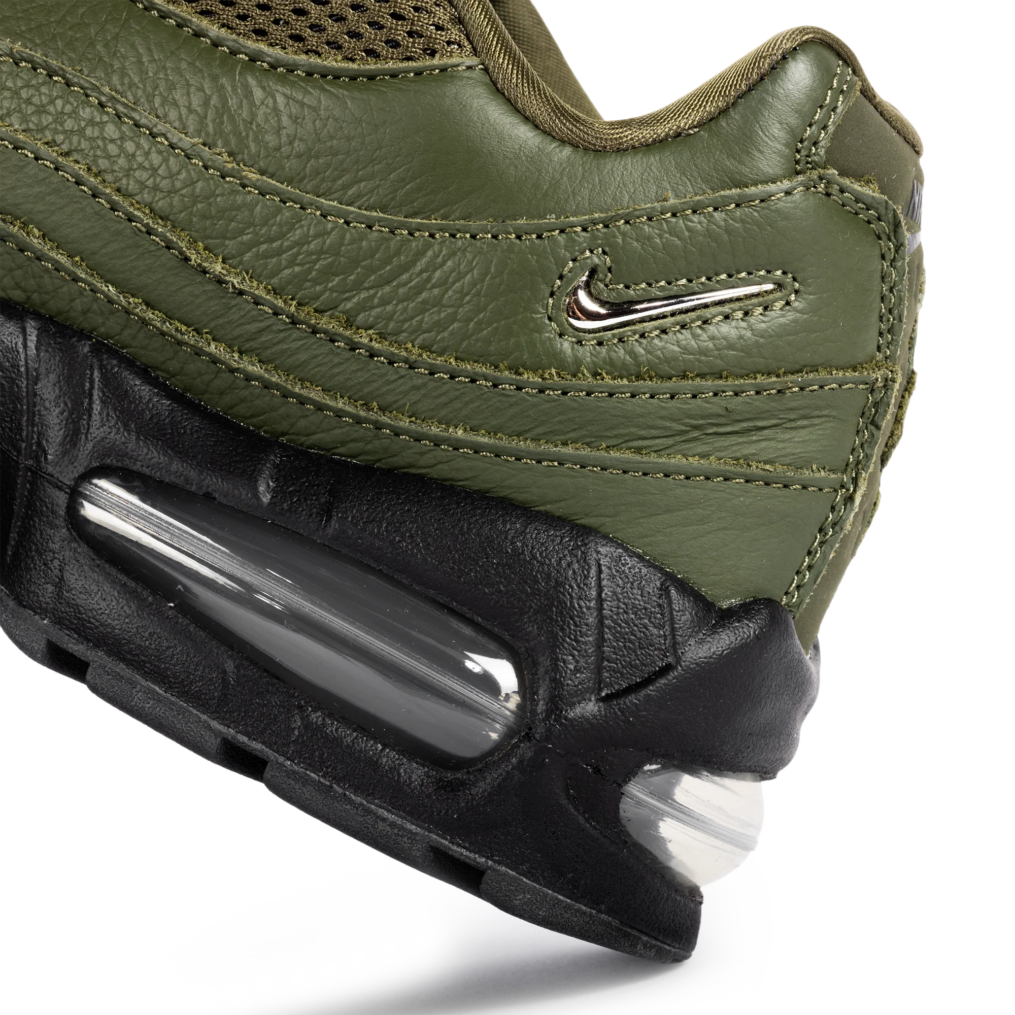 Nike Women's Air Max 95 Big Bubble Cargo Khaki/Medium Olive/Black IH1413-300 - Image 2