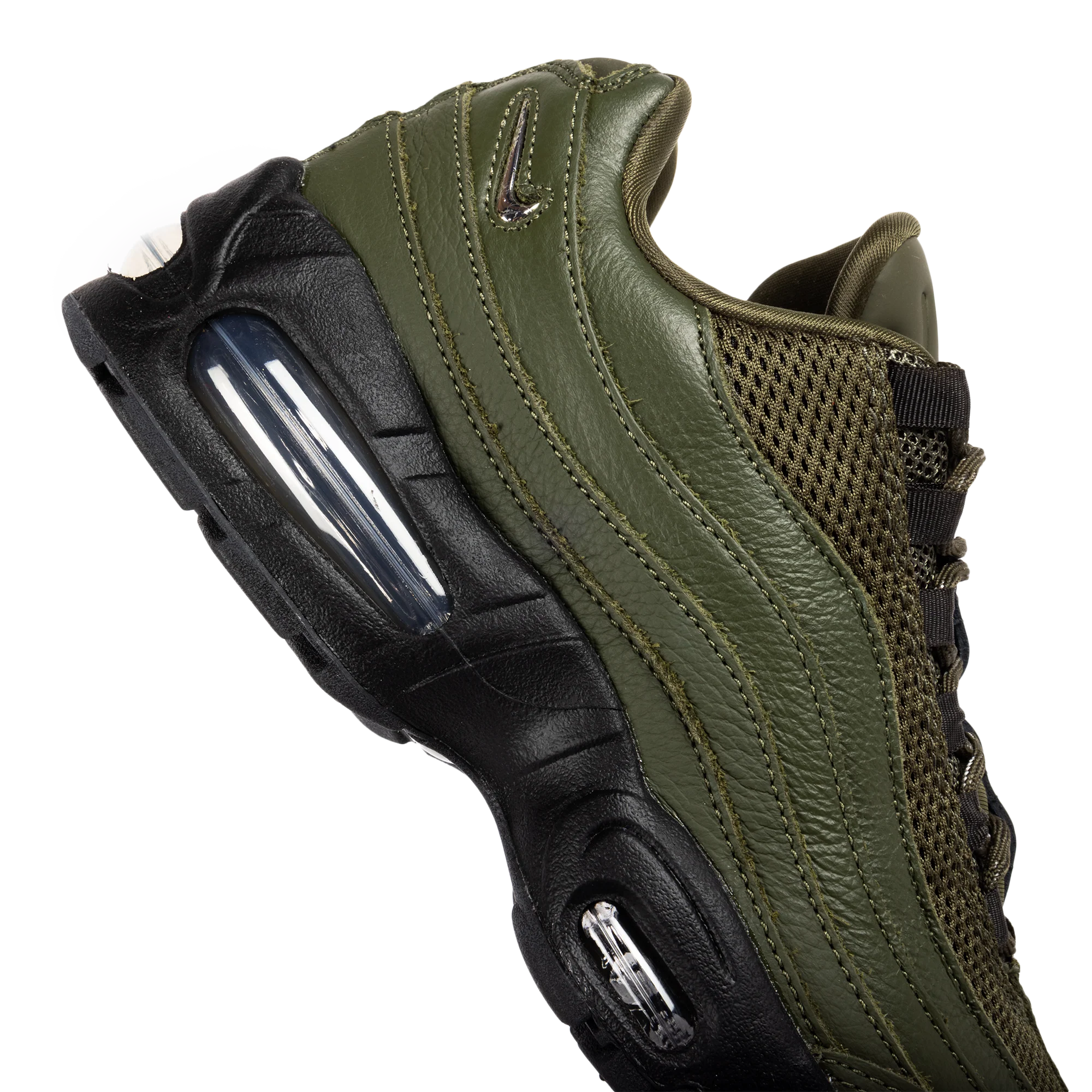 Nike Women's Air Max 95 Big Bubble Cargo Khaki/Medium Olive/Black IH1413-300 - Image 5