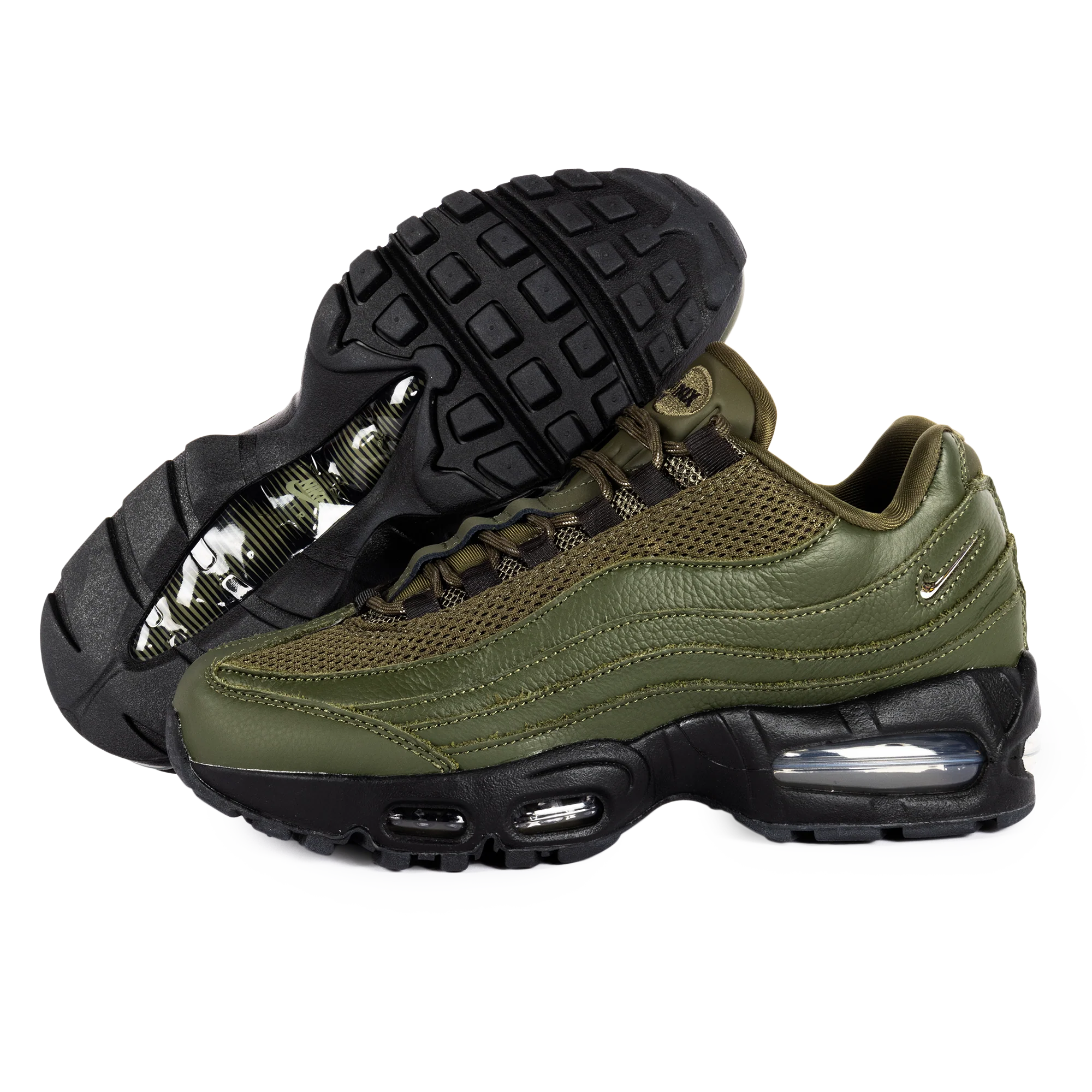 Nike Women's Air Max 95 Big Bubble Cargo Khaki/Medium Olive/Black IH1413-300 - Image 6