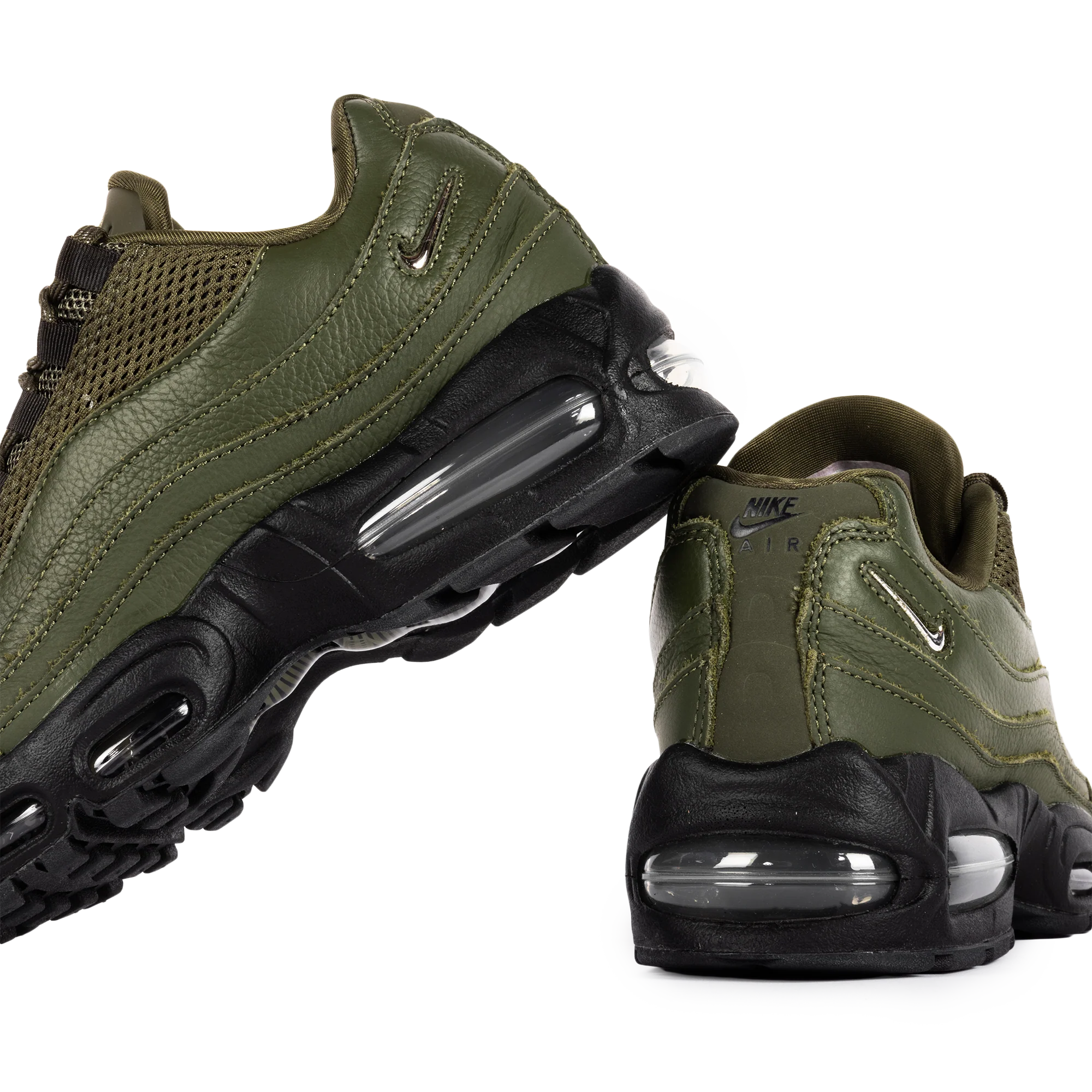 Nike Women's Air Max 95 Big Bubble Cargo Khaki/Medium Olive/Black IH1413-300 - Image 7