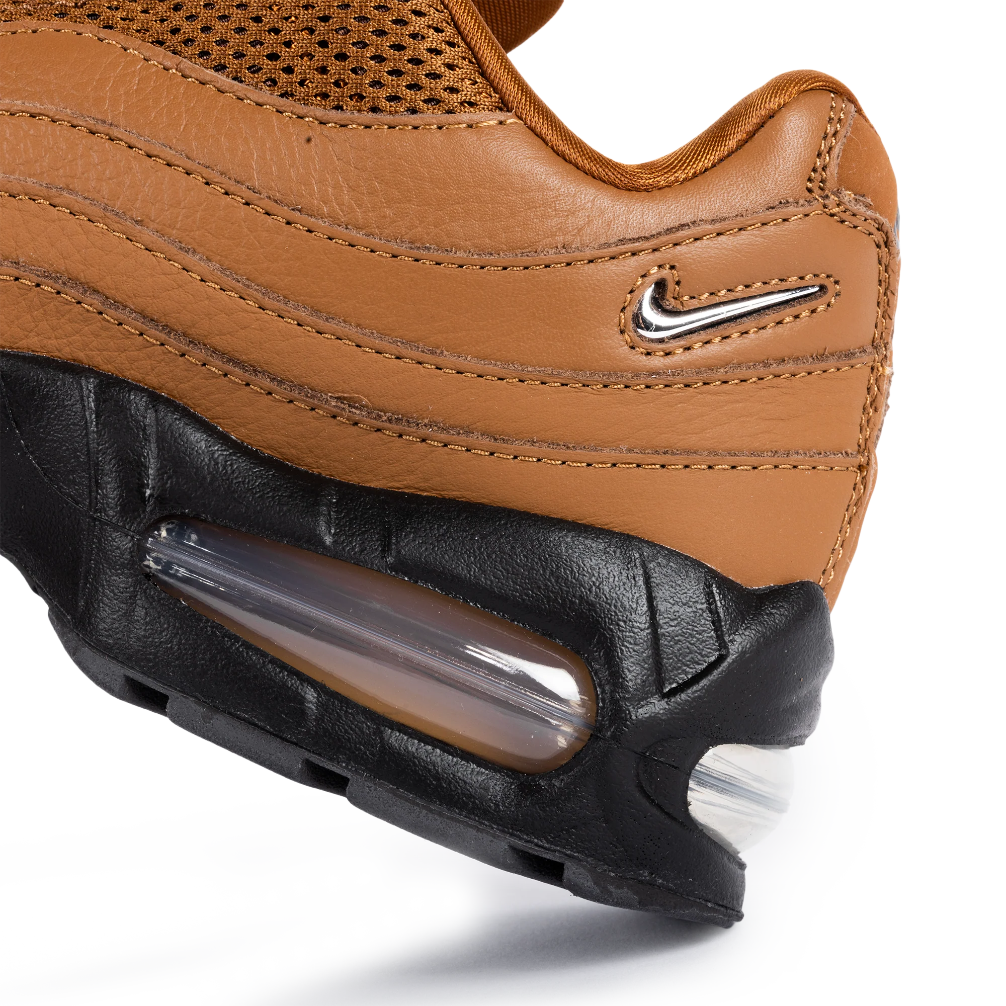 Nike Women's Air Max 95 Big Bubble Lt British Tan/Flax/Velvet Brown IH1413-200 - Image 4