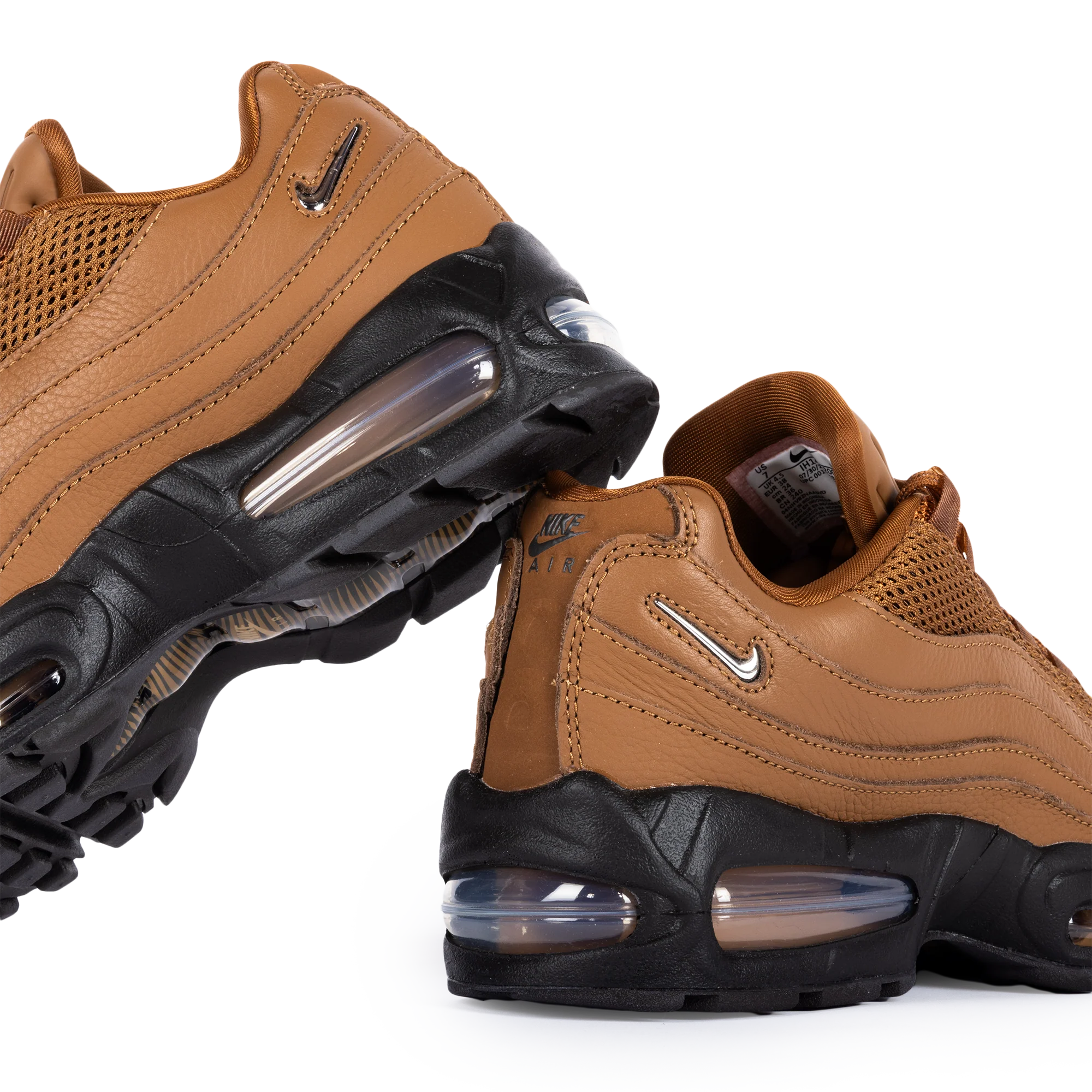 Nike Women's Air Max 95 Big Bubble Lt British Tan/Flax/Velvet Brown IH1413-200 - Image 6
