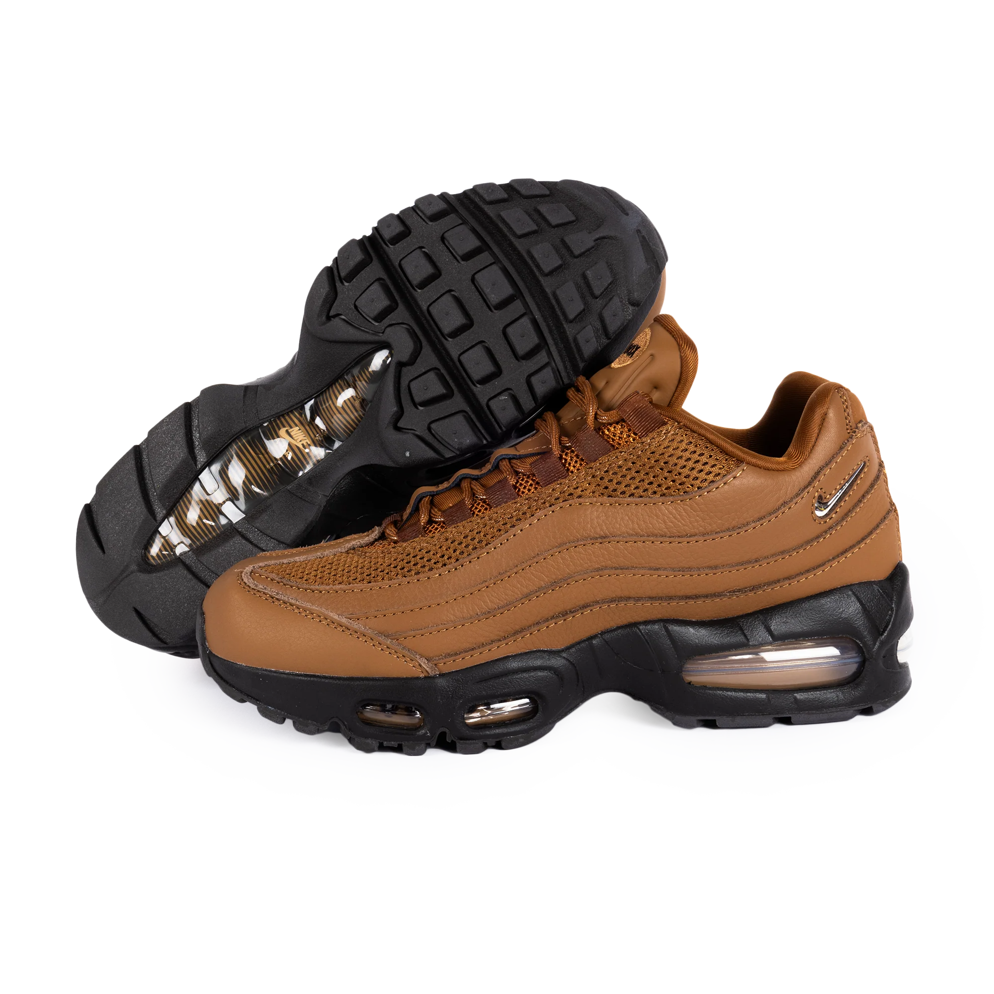 Nike Women's Air Max 95 Big Bubble Lt British Tan/Flax/Velvet Brown IH1413-200 - Image 7