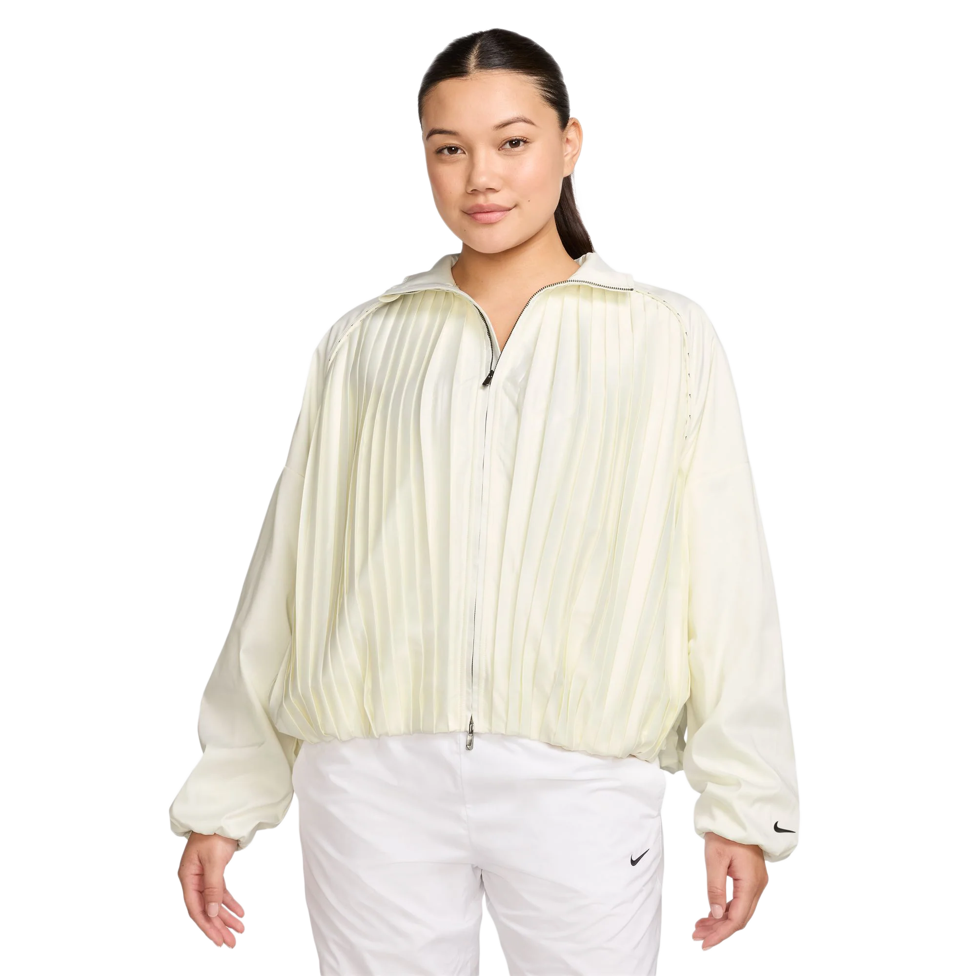 Nike Women's Sportswear Collection Pleated Track Jacket Sail/Sail HJ0516-133