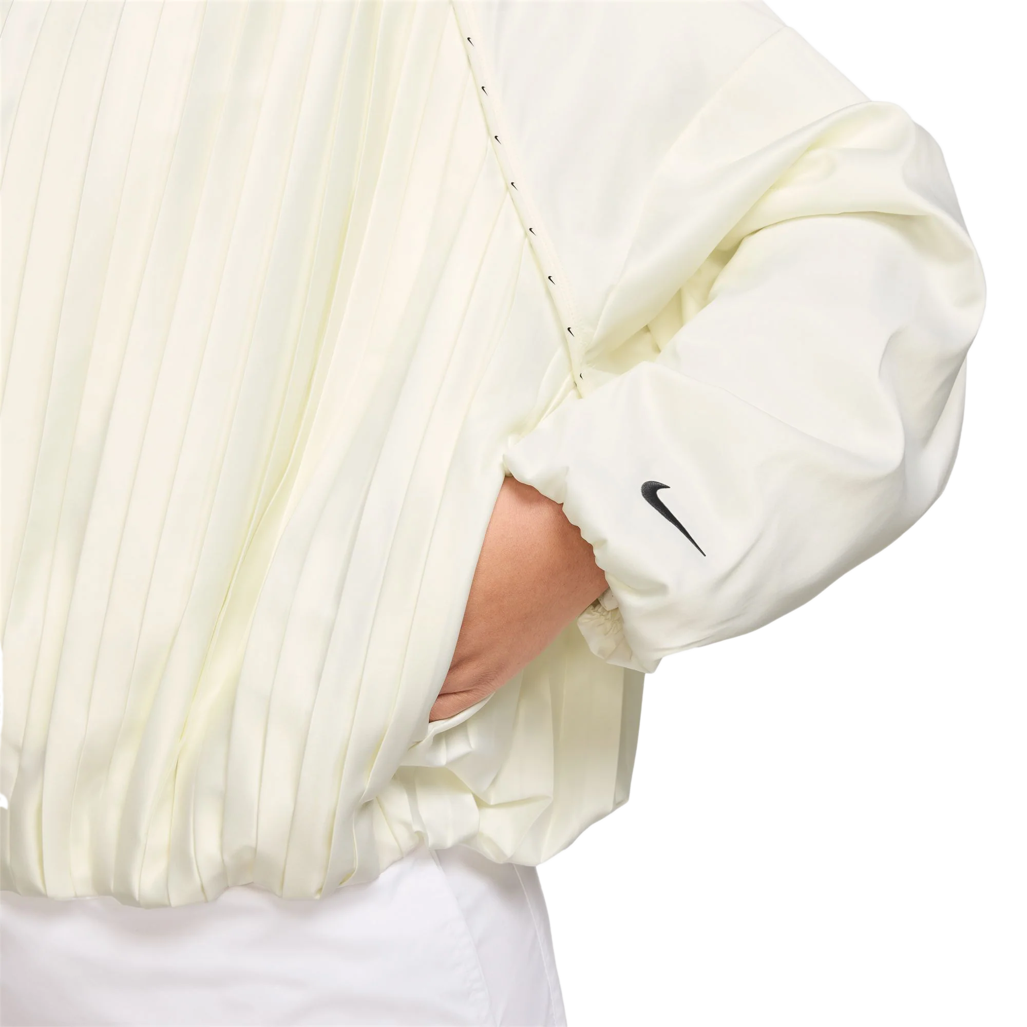 Nike Women's Sportswear Collection Pleated Track Jacket Sail/Sail HJ0516-133 - Image 3