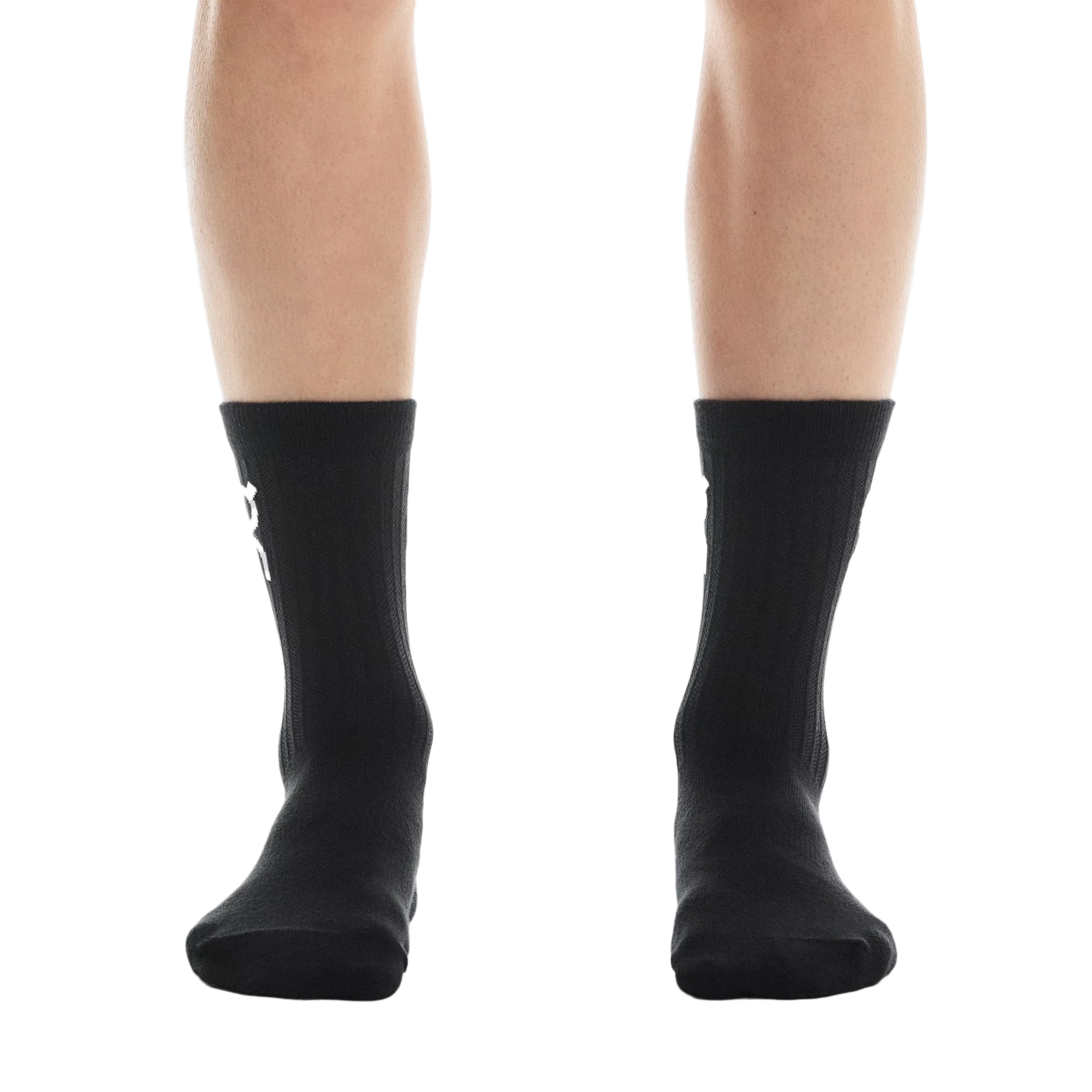 On Logo Sock High 3-Pack Black