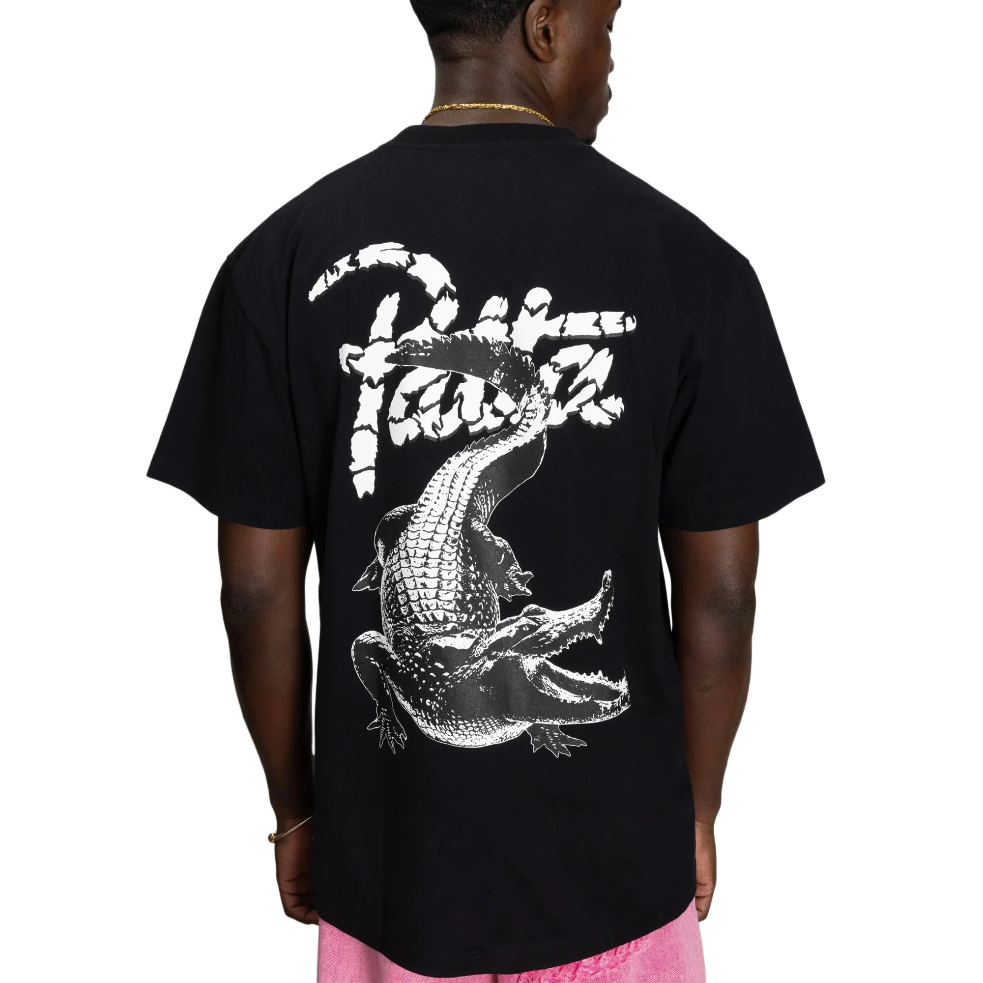 Patta Croco T-shirt Black - Image 3