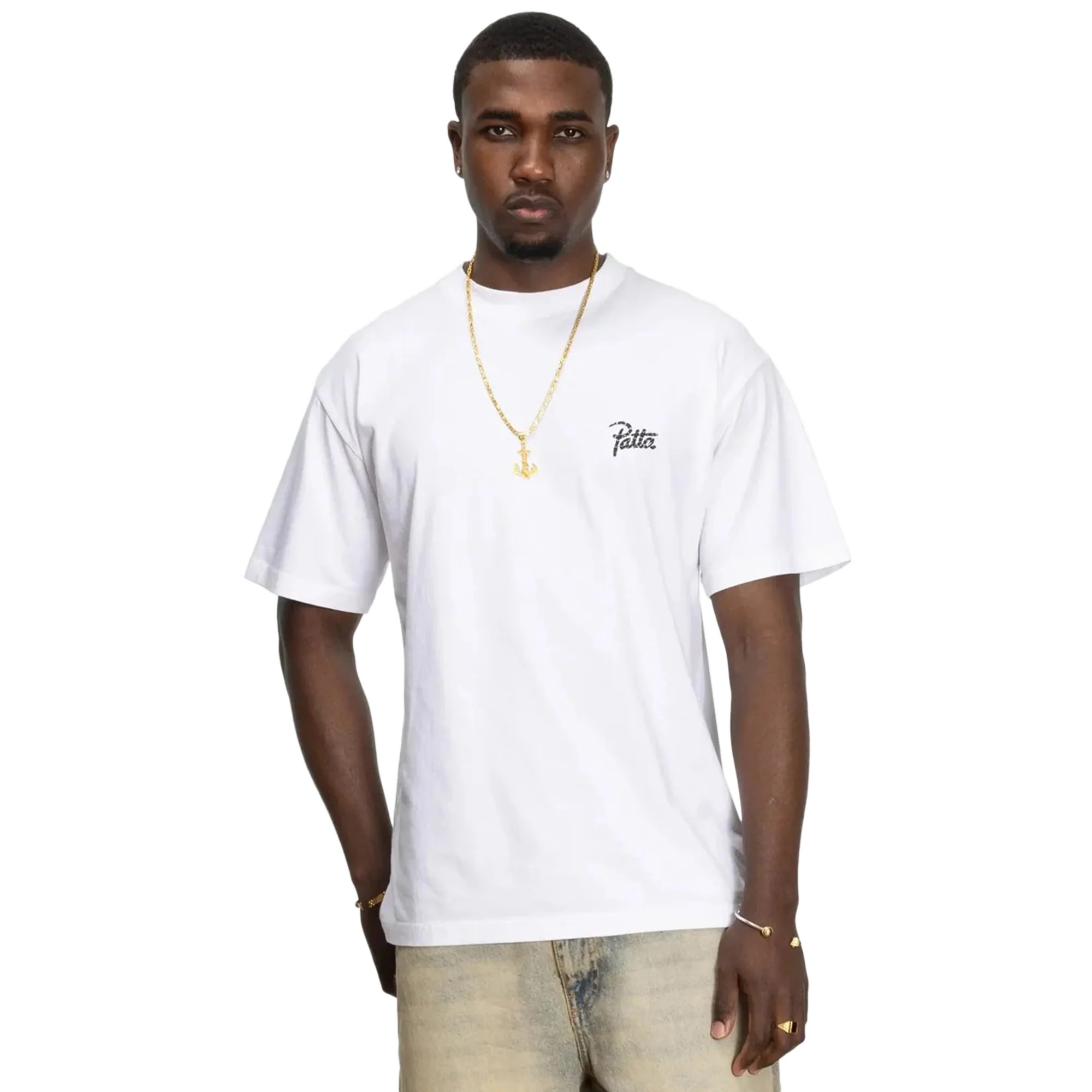 Patta Croco T-shirt White - Image 2