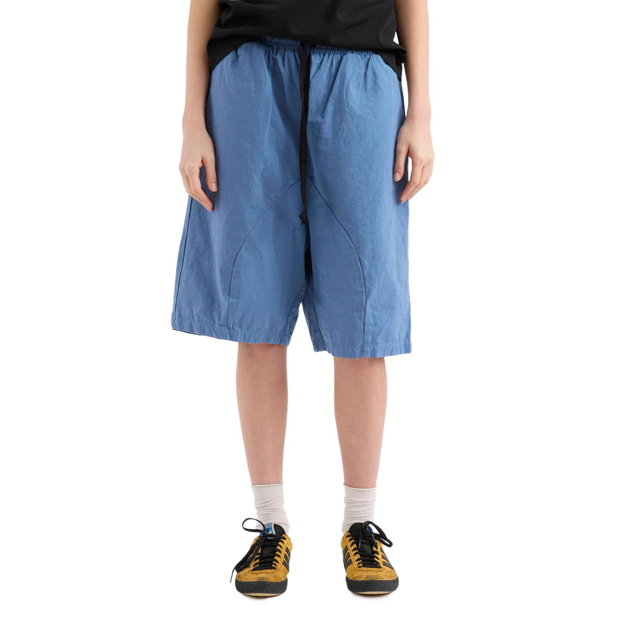 Pseushi Elasticated Cotton Shorts Pond