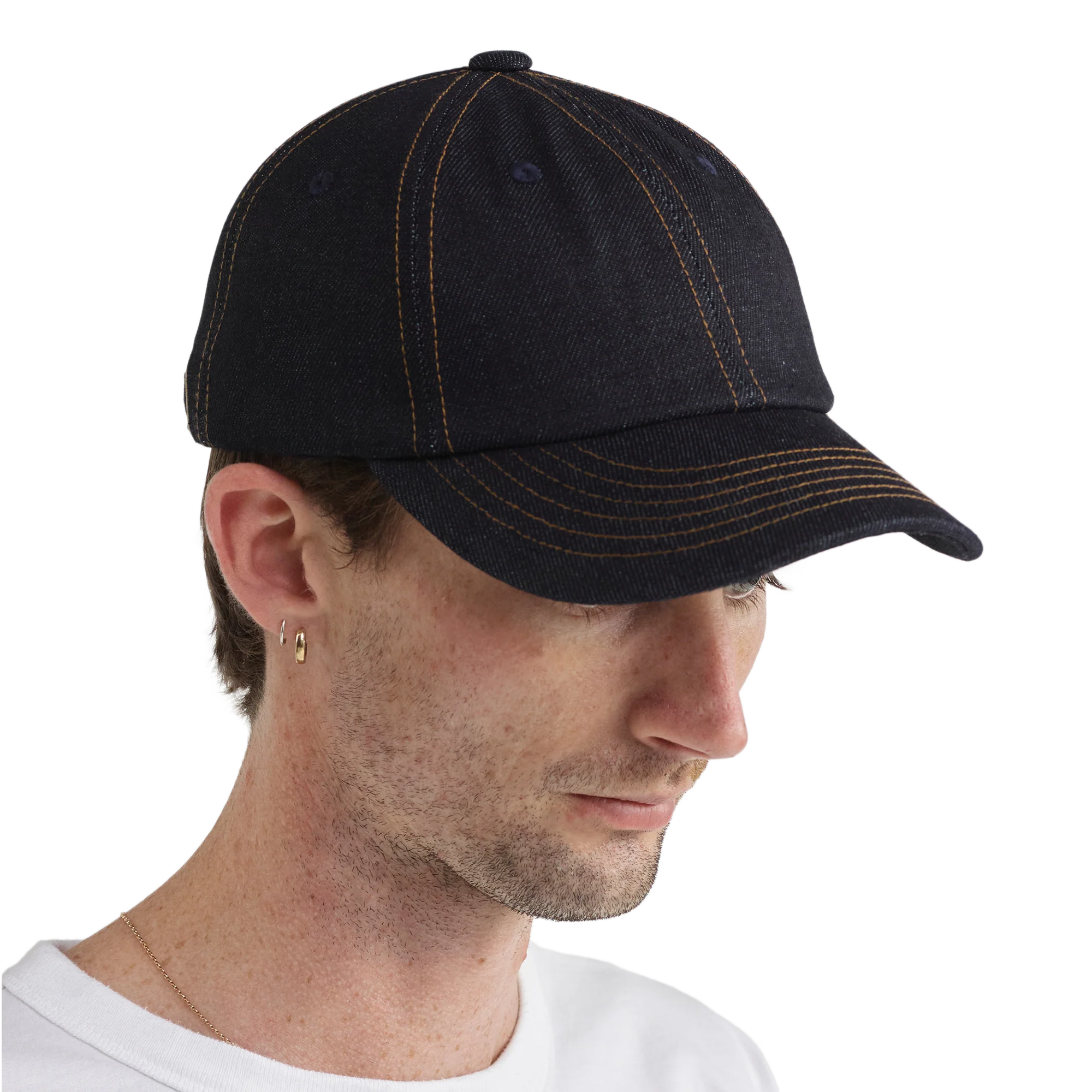 Pseushi Raw Denim Cap Indigo