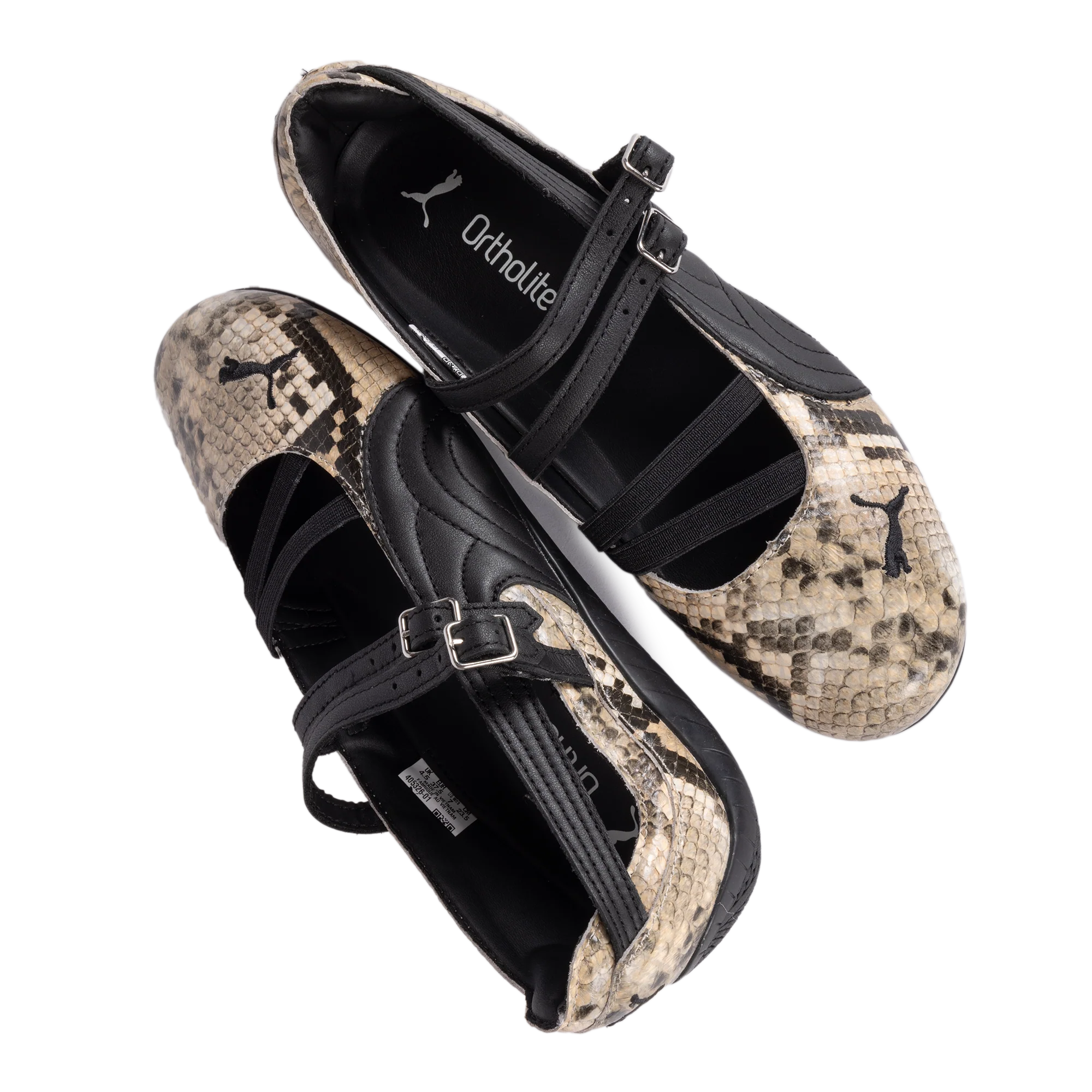 Puma Women's Speedcat Ballet Snake Black/Vapor Gray 40532601 - Image 2