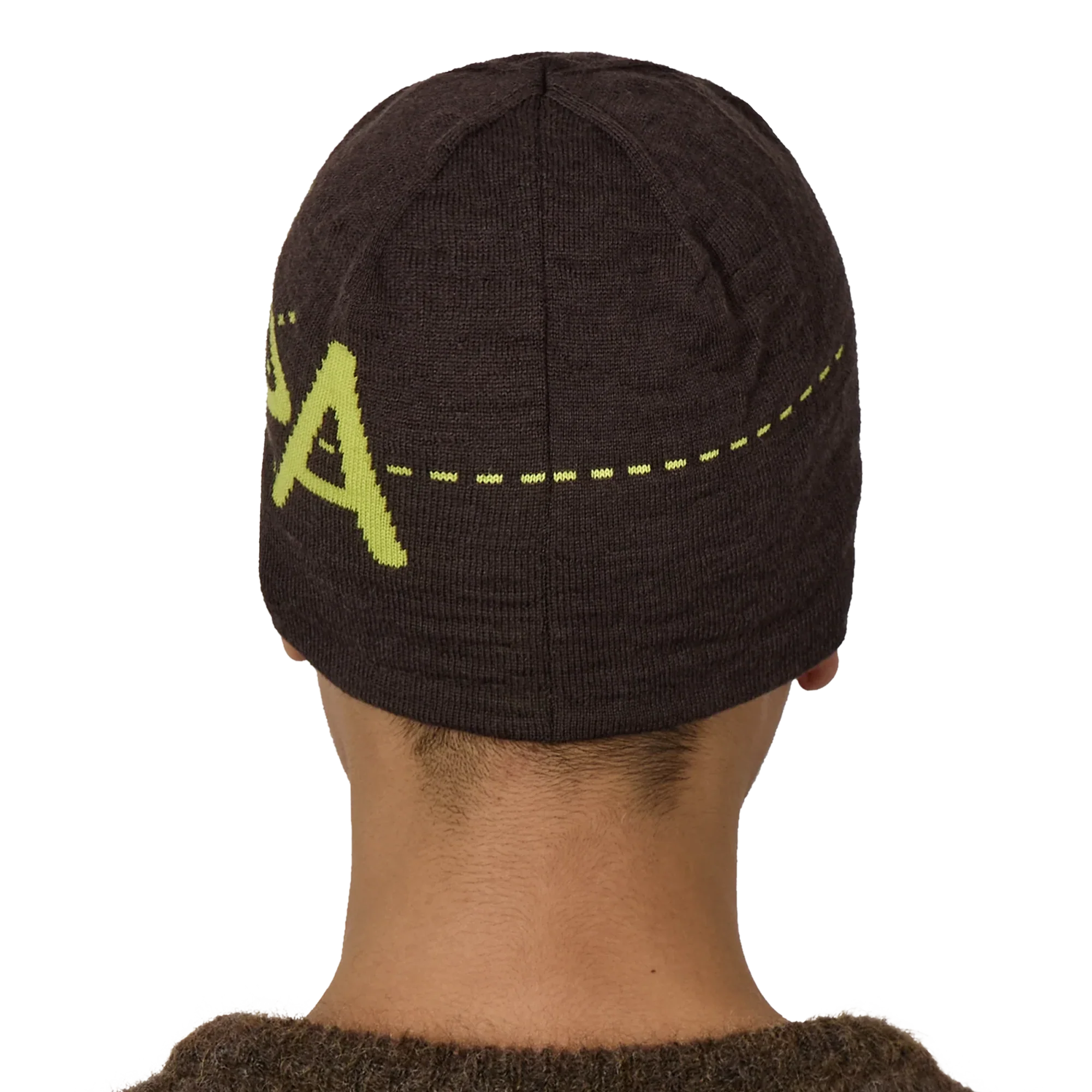 ROA Dial Wool Beanie Dark Brown RBUW2104YA17 - Image 6