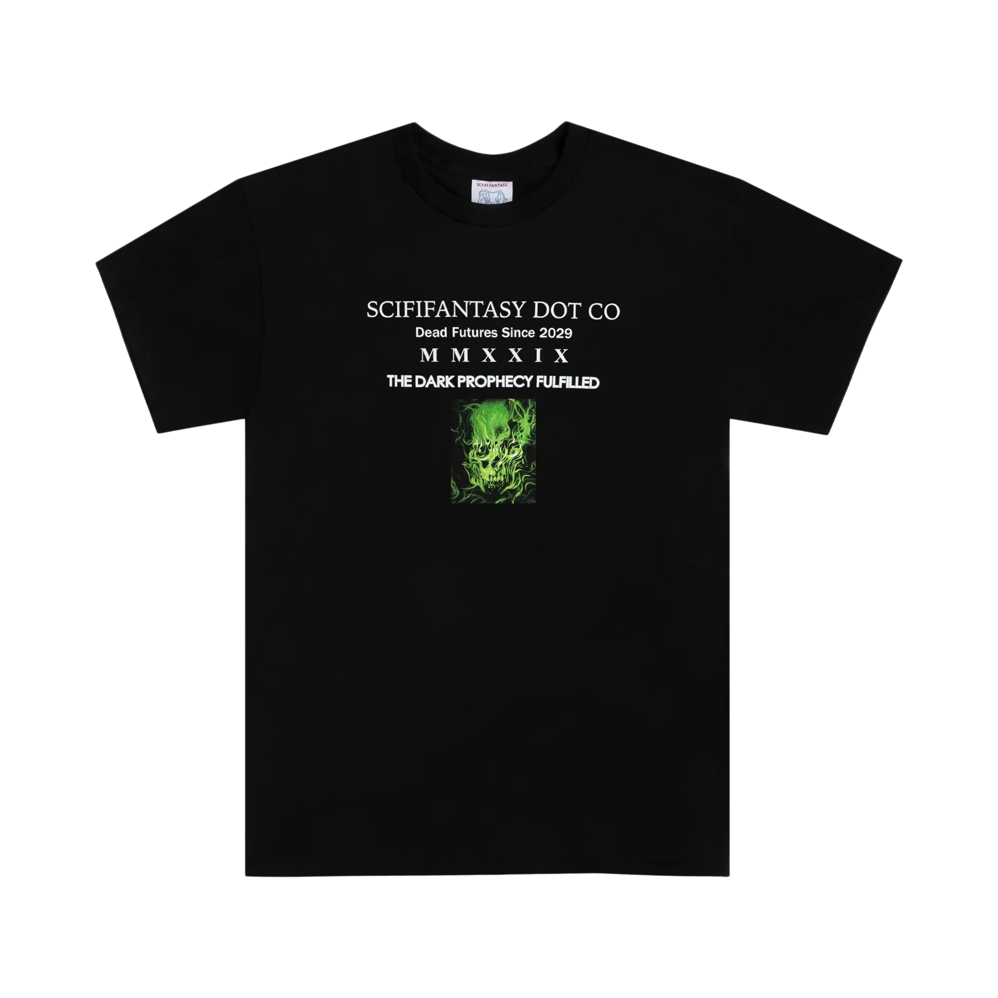Sci-Fi Fantasy Dark Prophecy T-Shirt Black