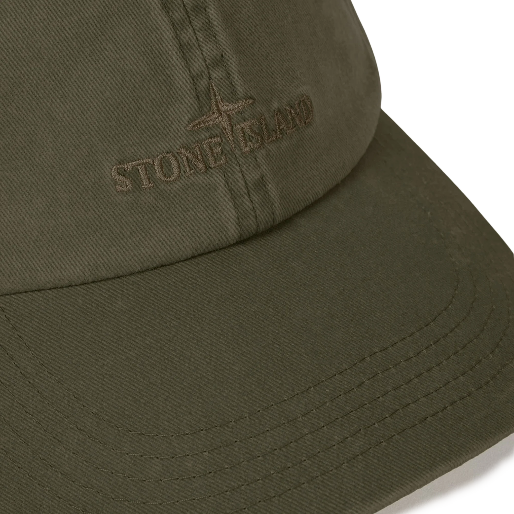 Stone Island Baseball Cap 910009 Military Green - Image 2