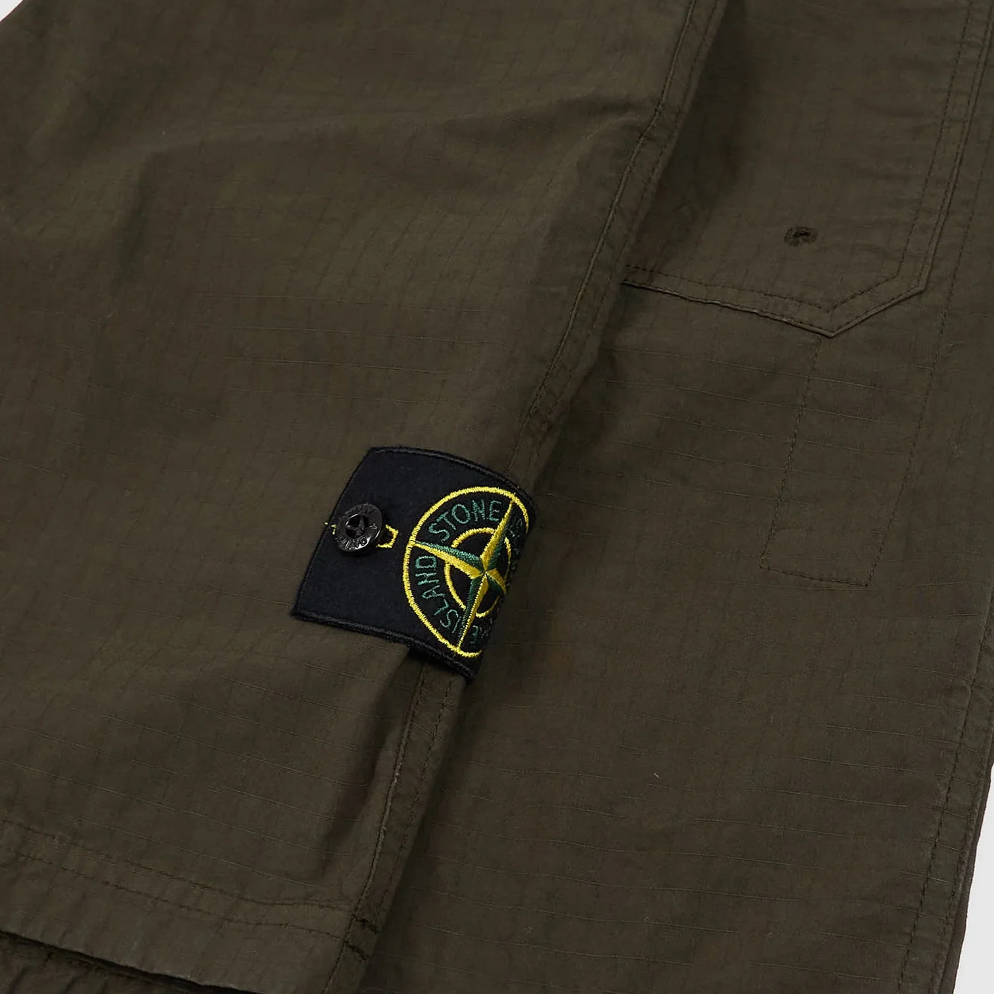 Stone Island Bermuda Shorts Military Green K1S15L100008 - Image 3
