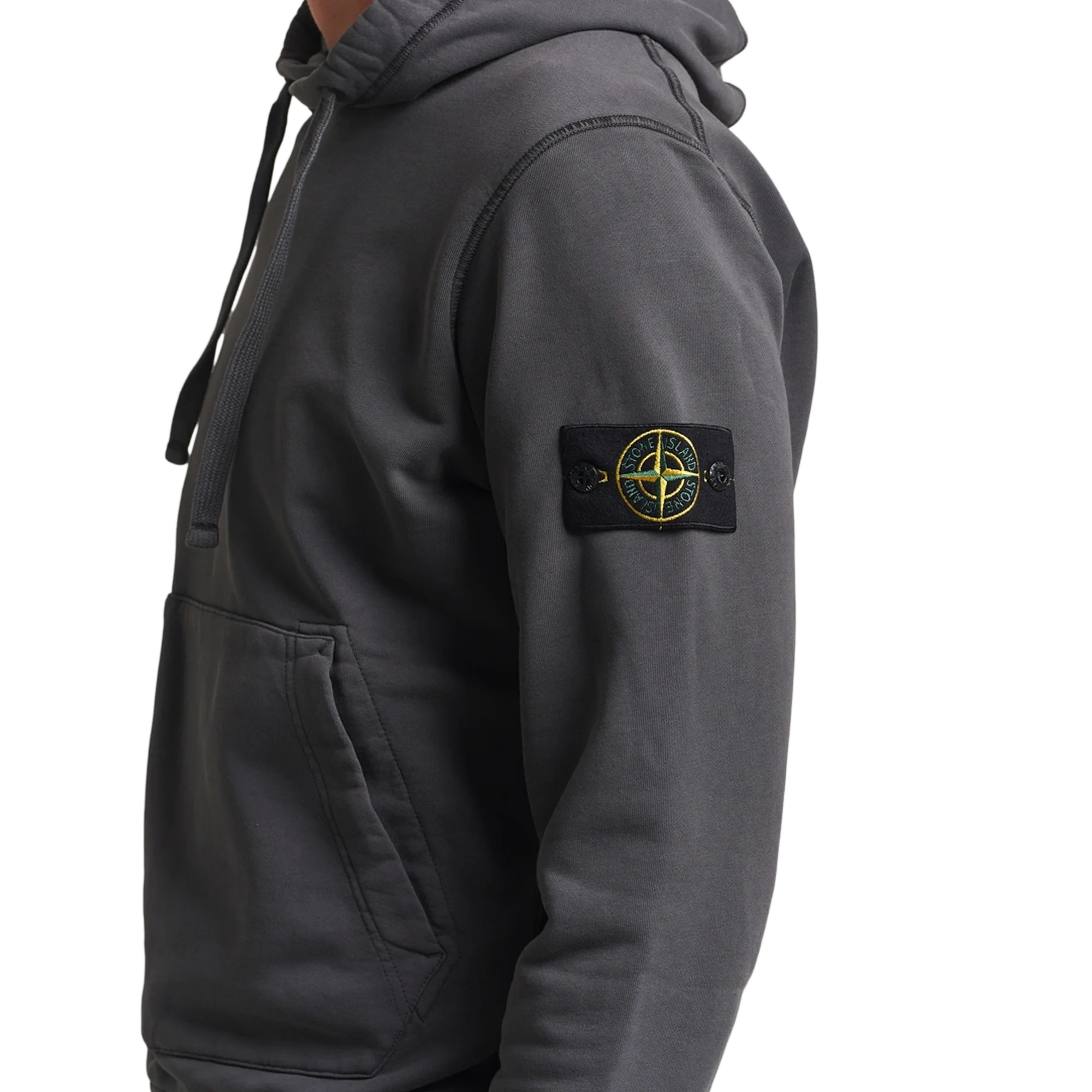 Stone Island Hoodie Sweater 6100062 Lead Grey - Image 4