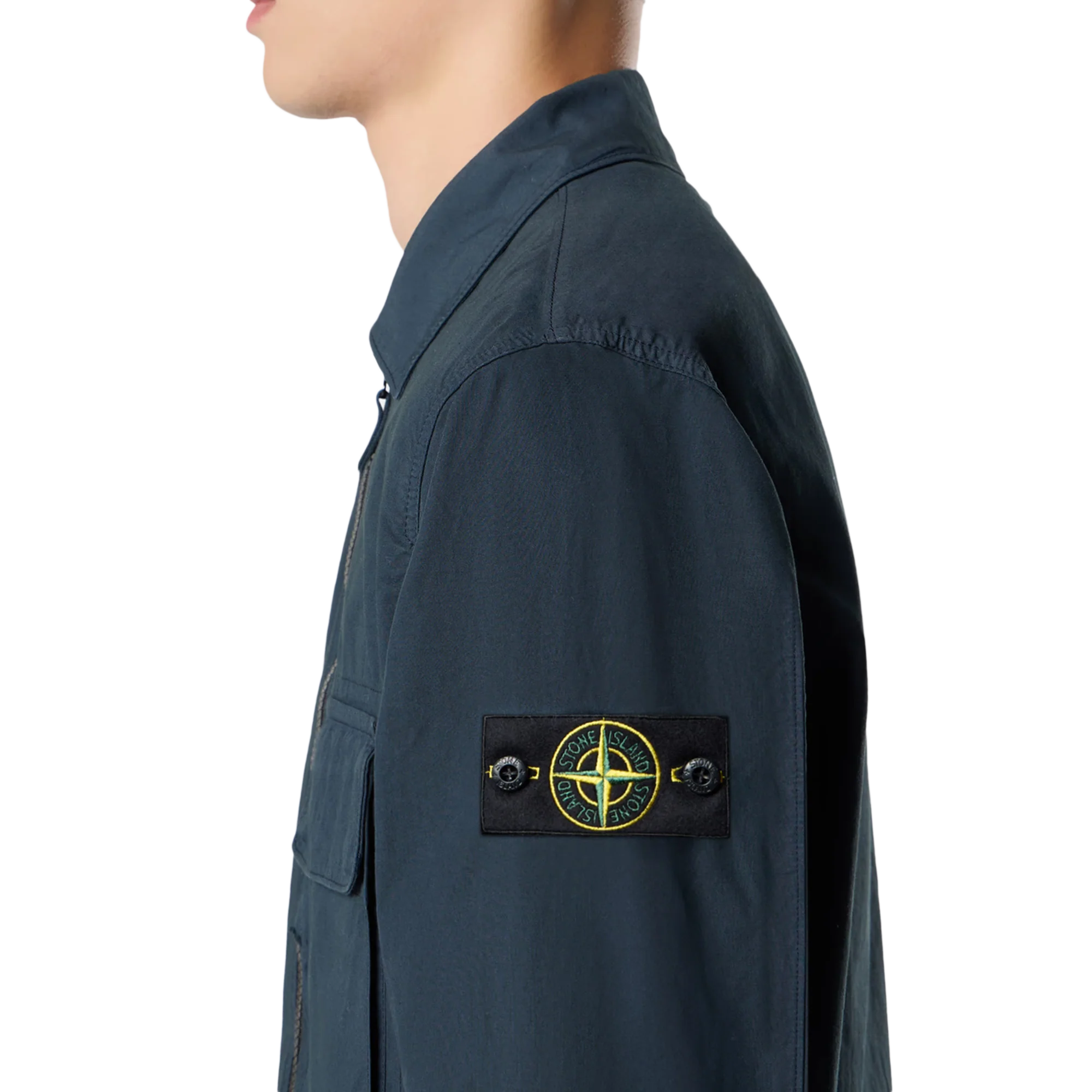 Stone Island Shirts 120004 Navy Blue - Image 2