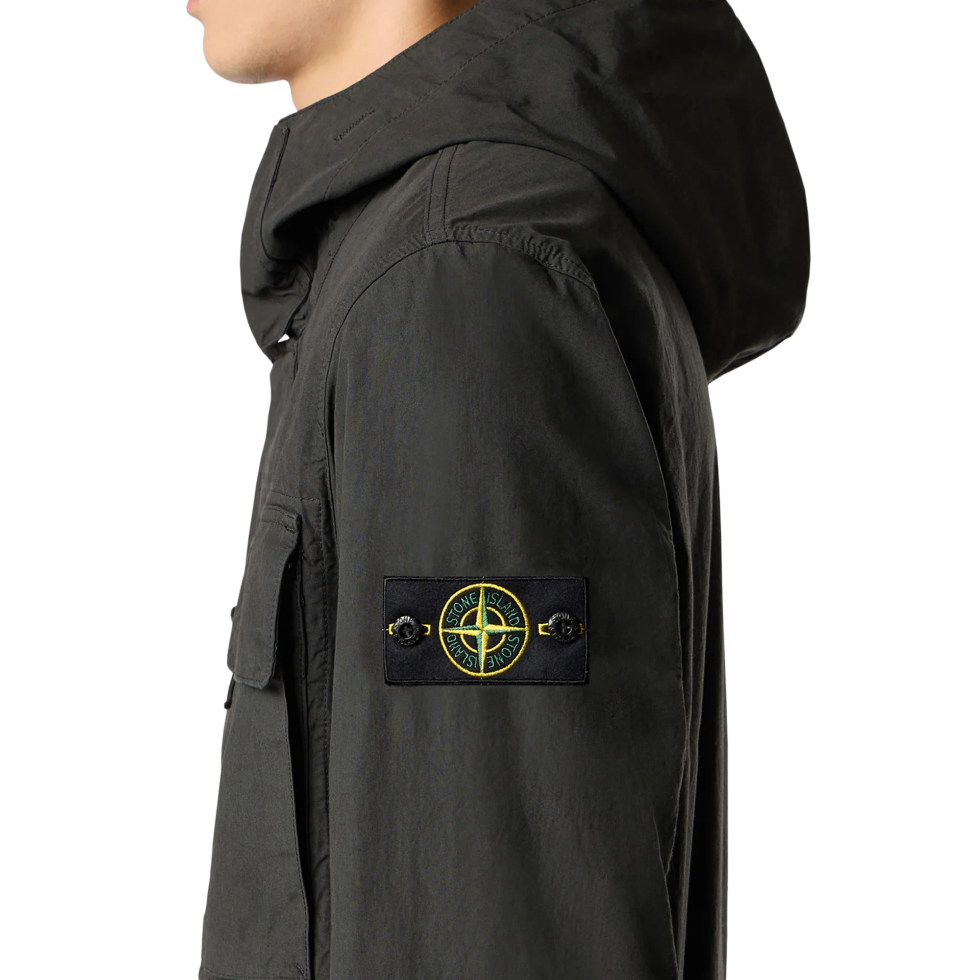 Stone Island Short Parka Q100012 Lead Grey - Image 3