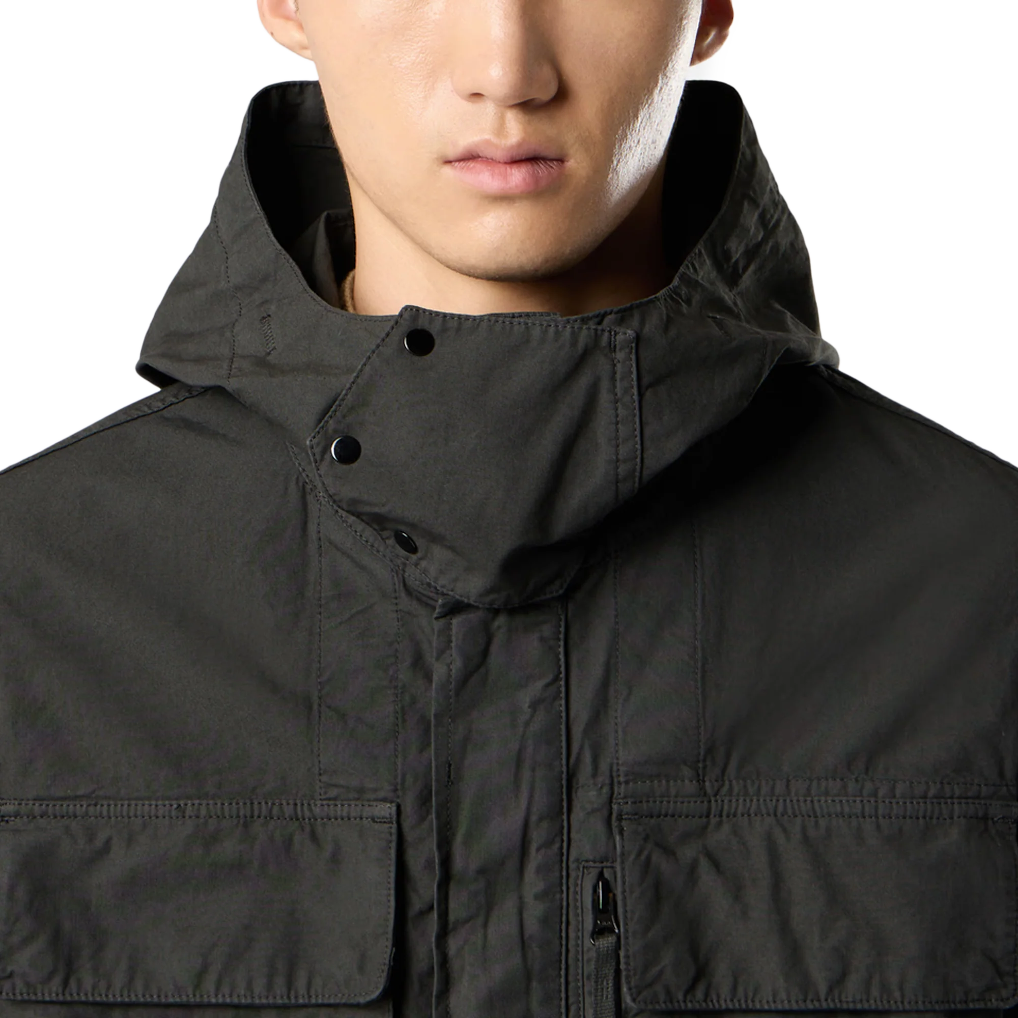 Stone Island Short Parka Q100012 Lead Grey - Image 4