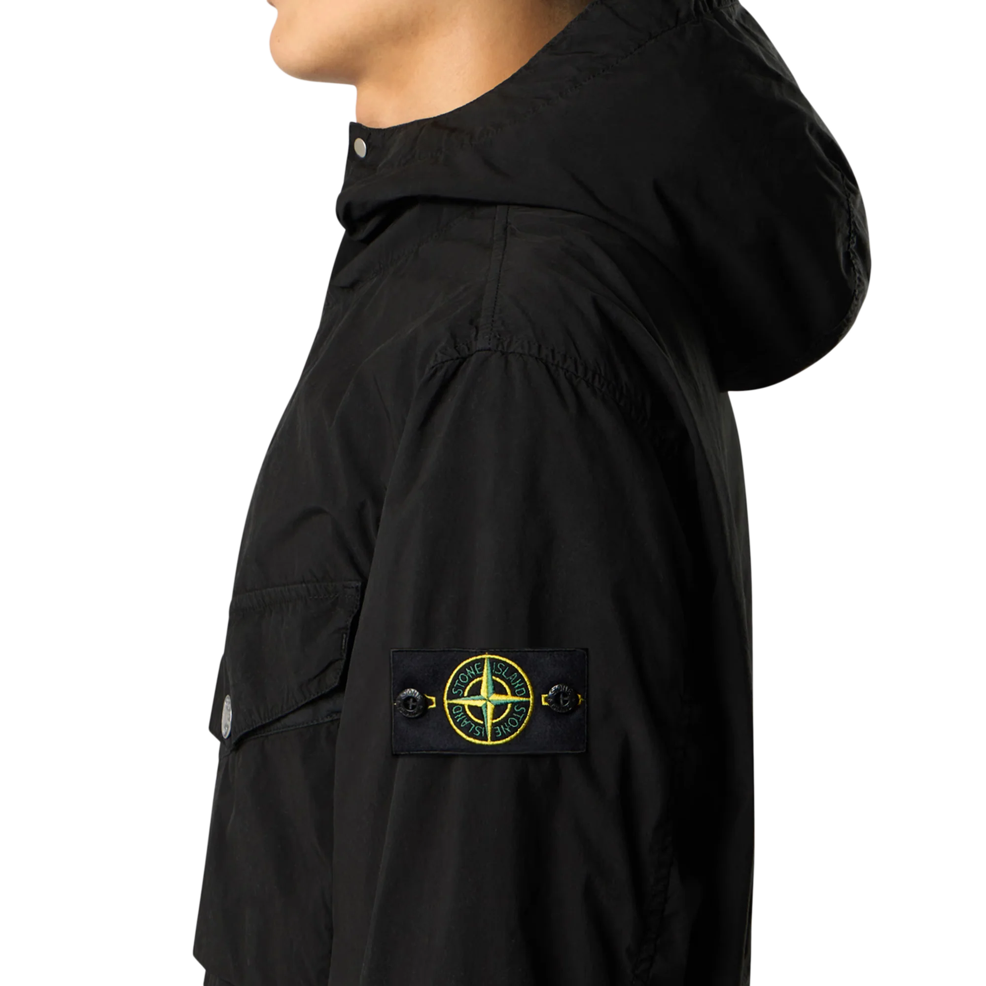 Stone Island Short Parka Q100014 Black - Image 3
