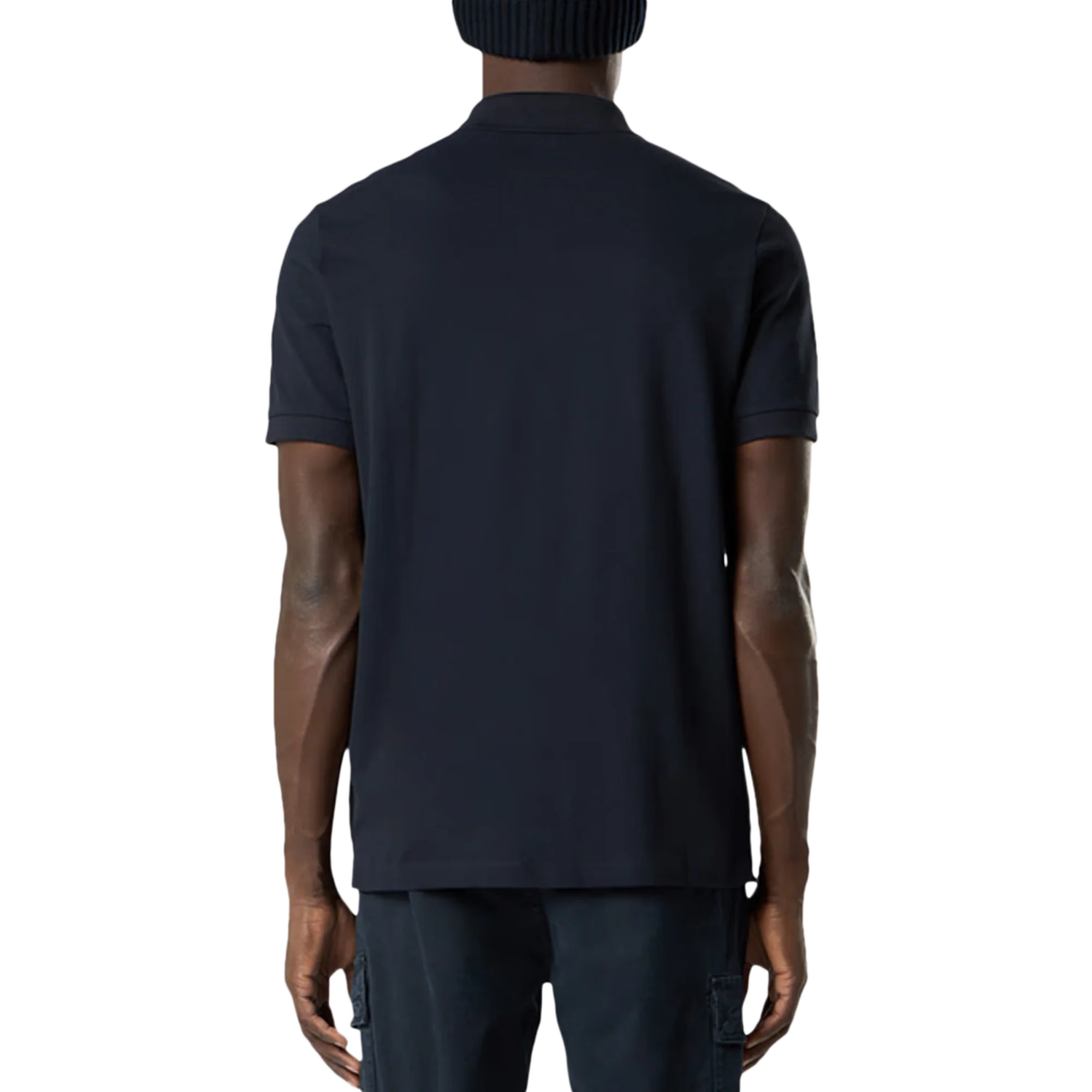 Stone Island Short Sleeve Polo 220005 Navy Blue - Image 3