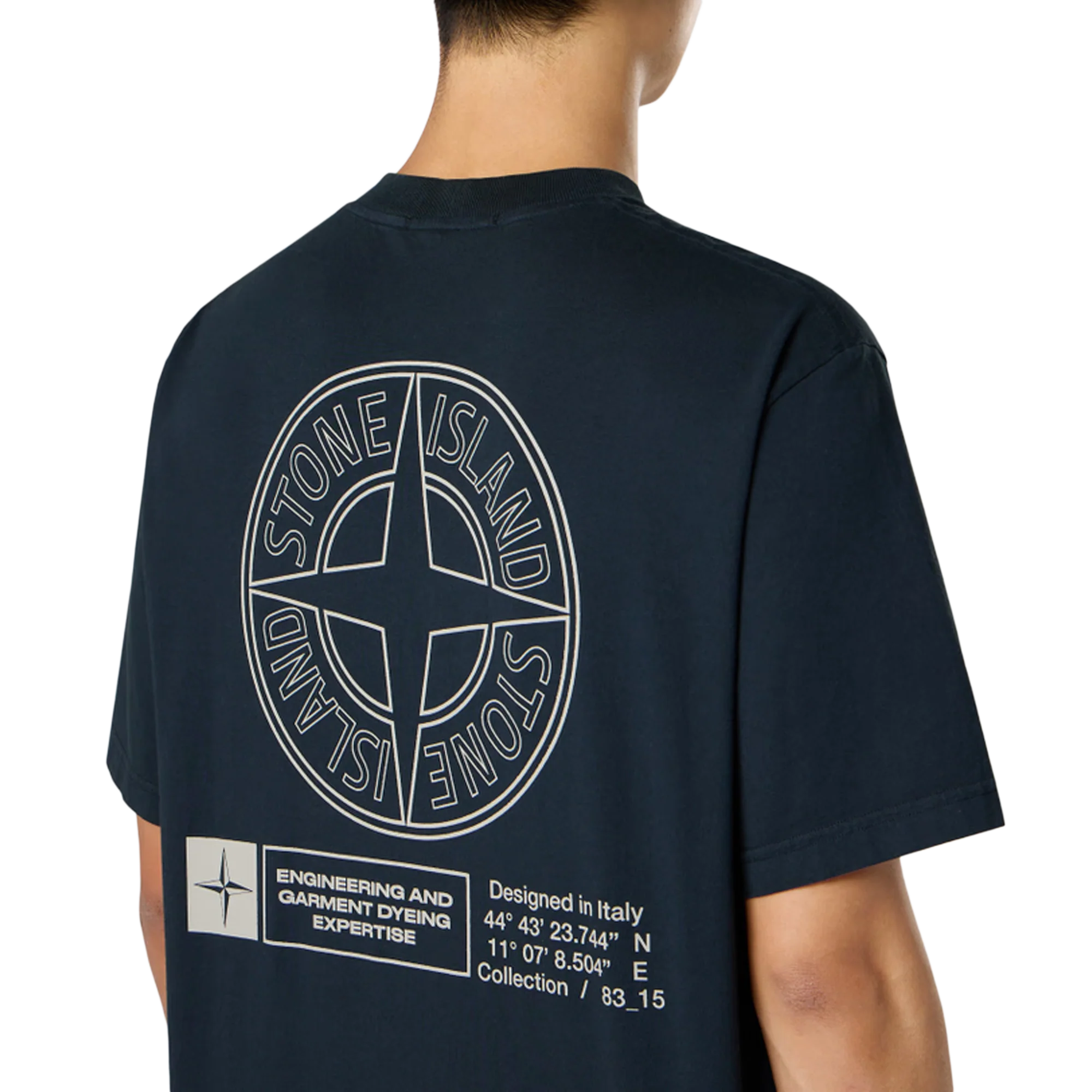 Stone Island Short Sleeve T-Shirt 2100037-S0241 Navy Blue - Image 3
