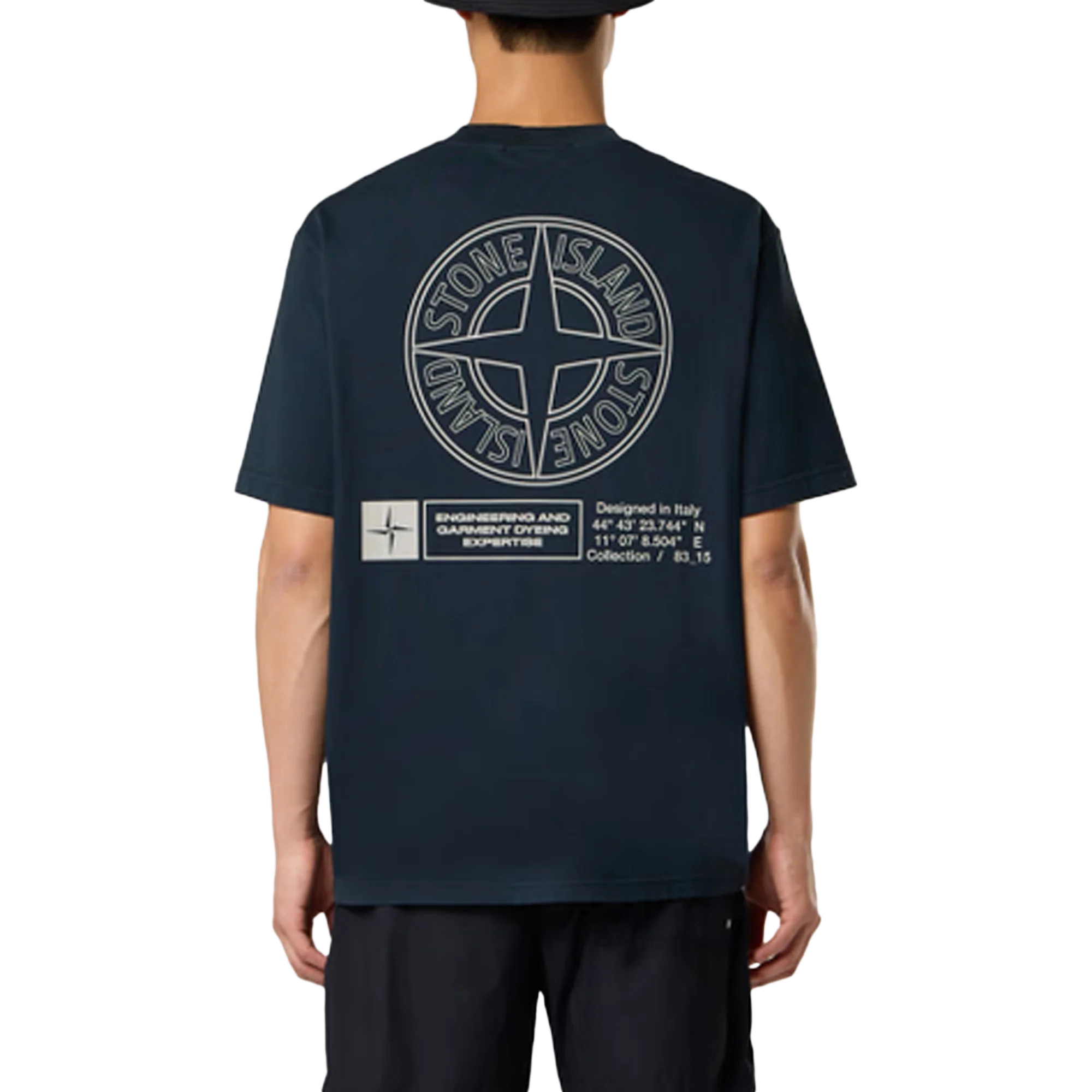 Stone Island Short Sleeve T-Shirt 2100037-S0241 Navy Blue - Image 5