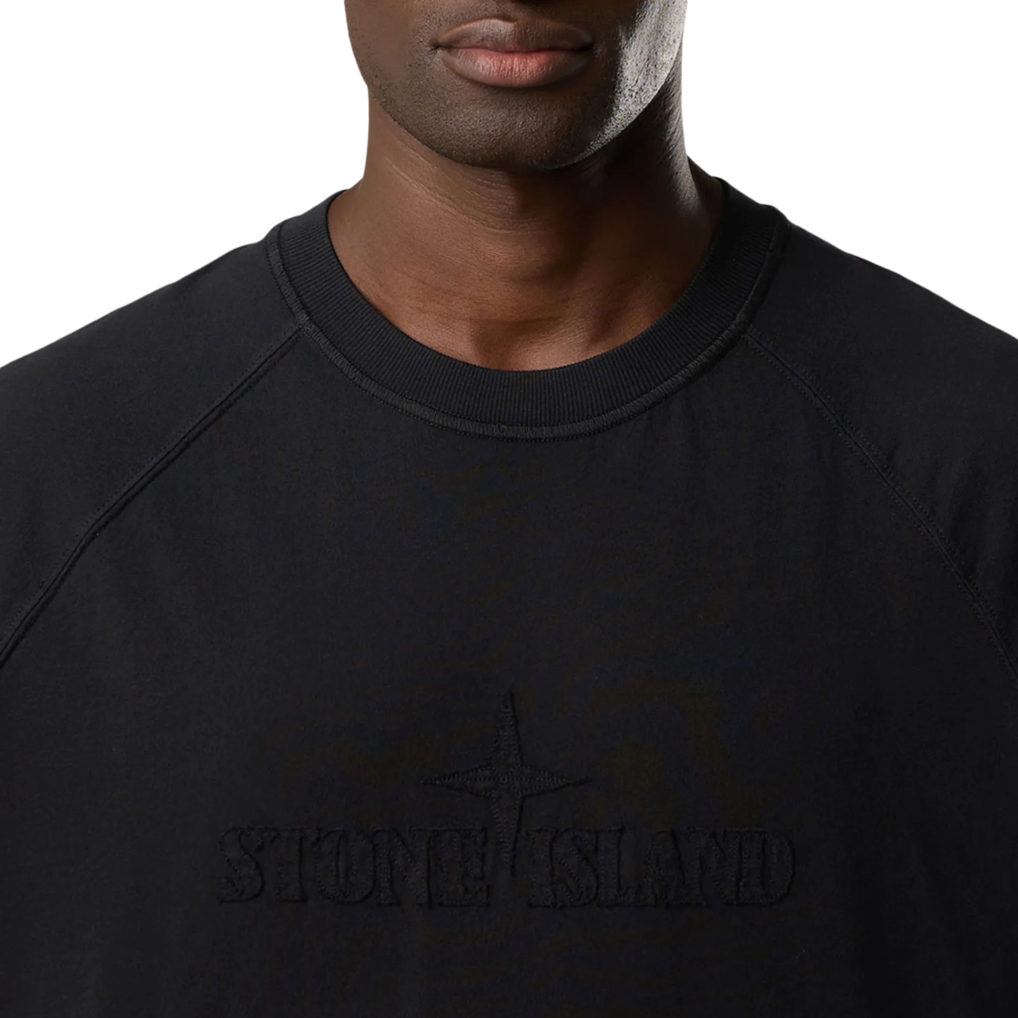 Stone Island Short Sleeve T-Shirt 210005 Black - Image 3