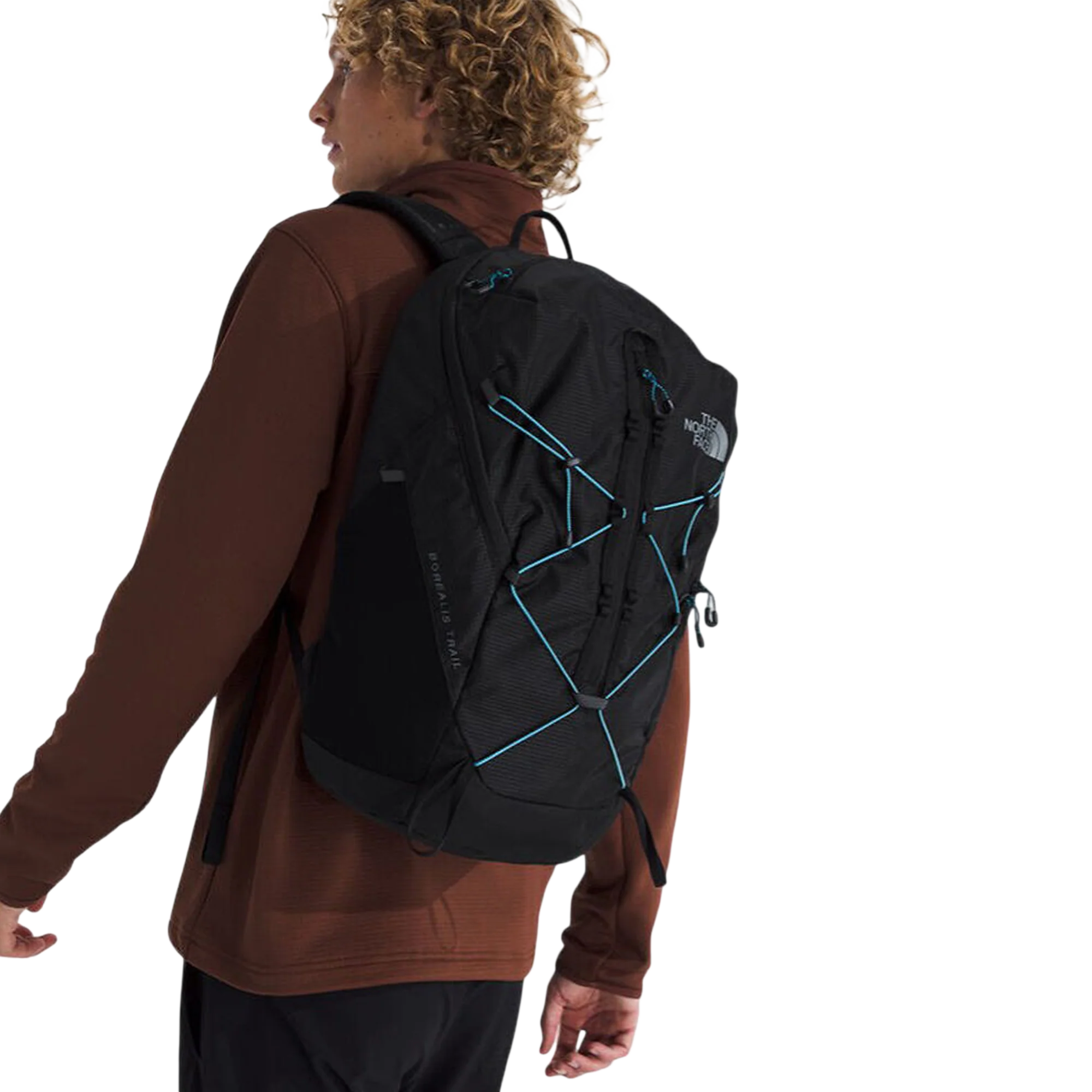The North Face Borealis Trail Backpack TNF BLACK/RIVER ICE NF0A8E9ZNOC - Image 5