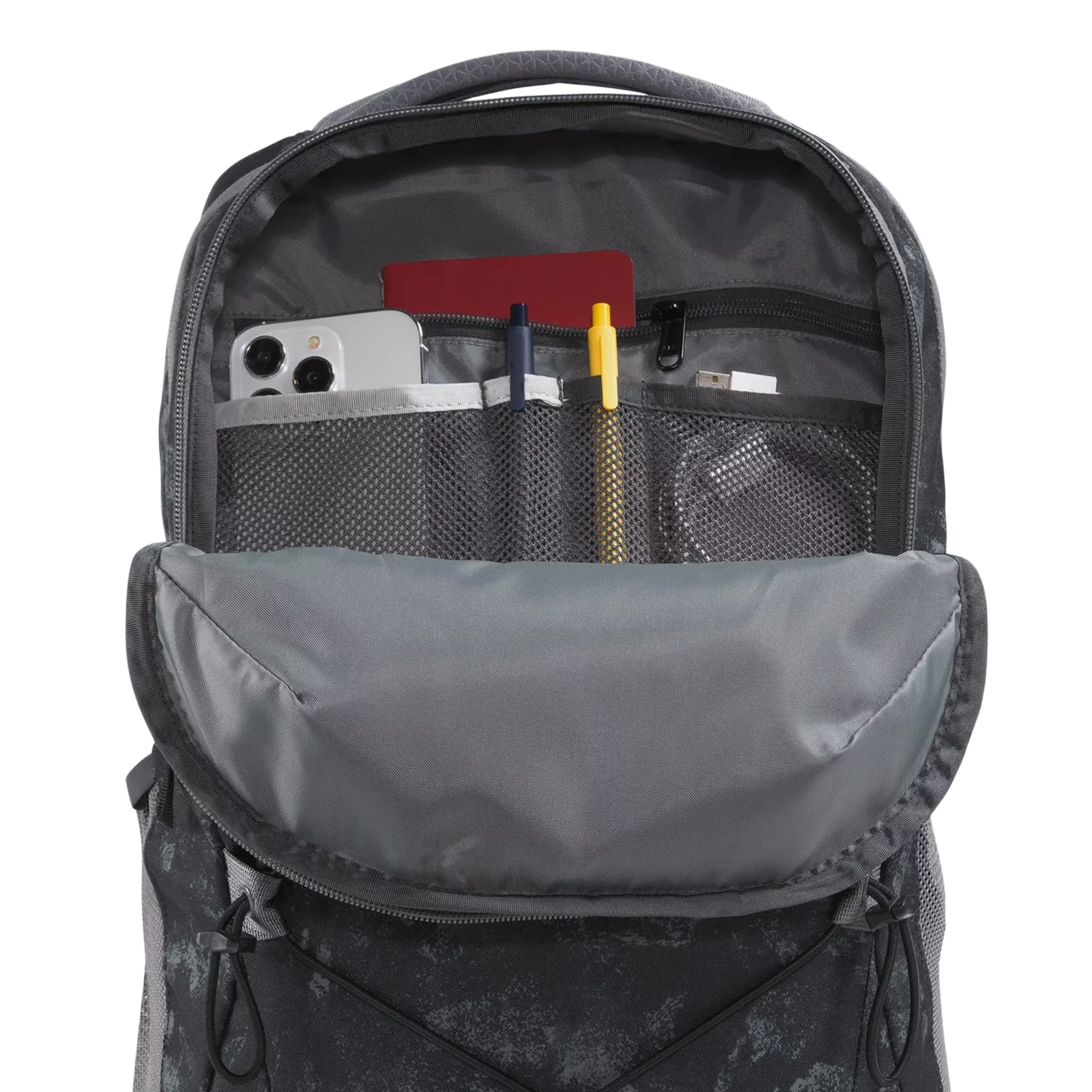 The North Face Jester Backpack TNFBLK CHALK TEXTRE PRT NF0A3VXFMV1 - Image 5