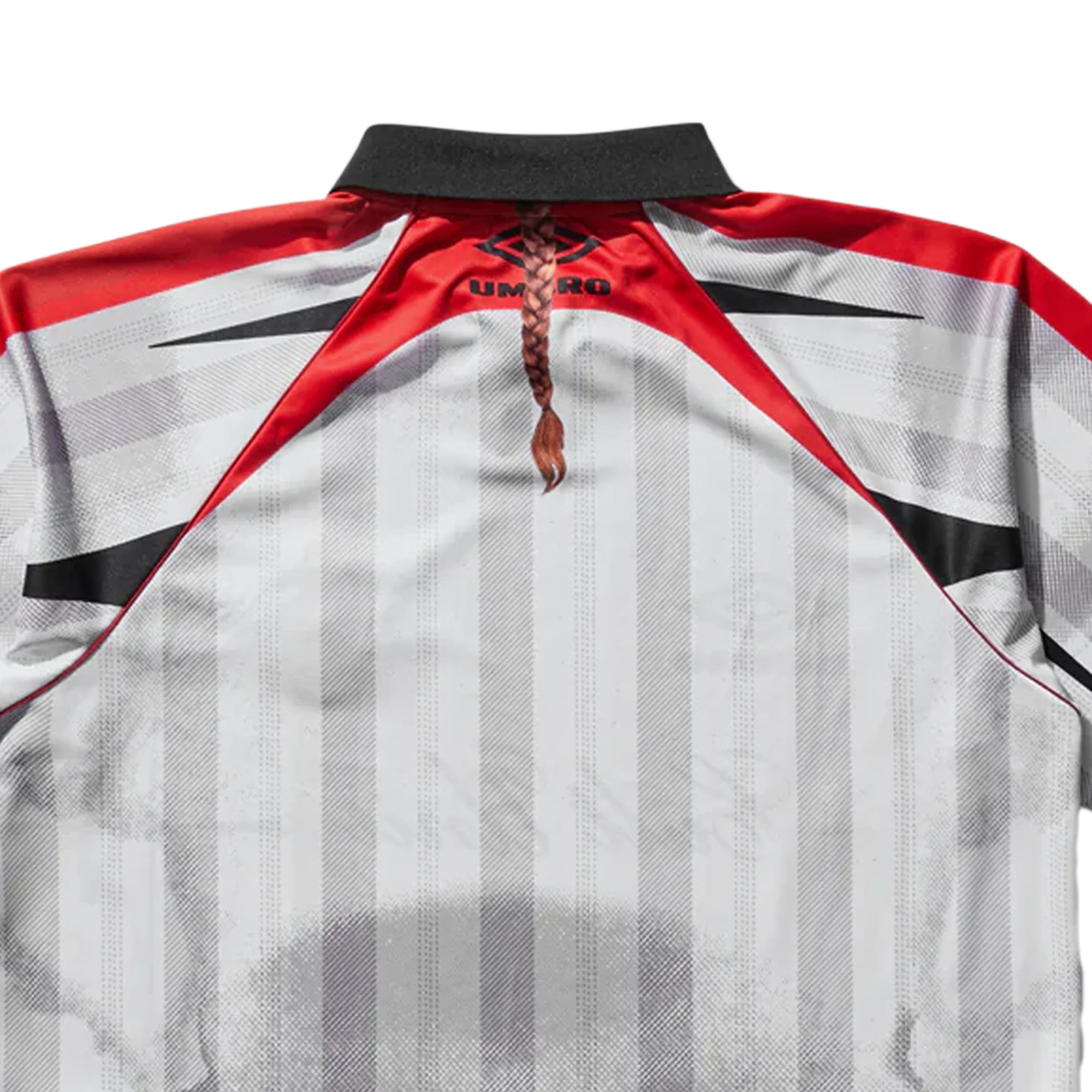 Umbro 01 03 Polo White Red - Image 3