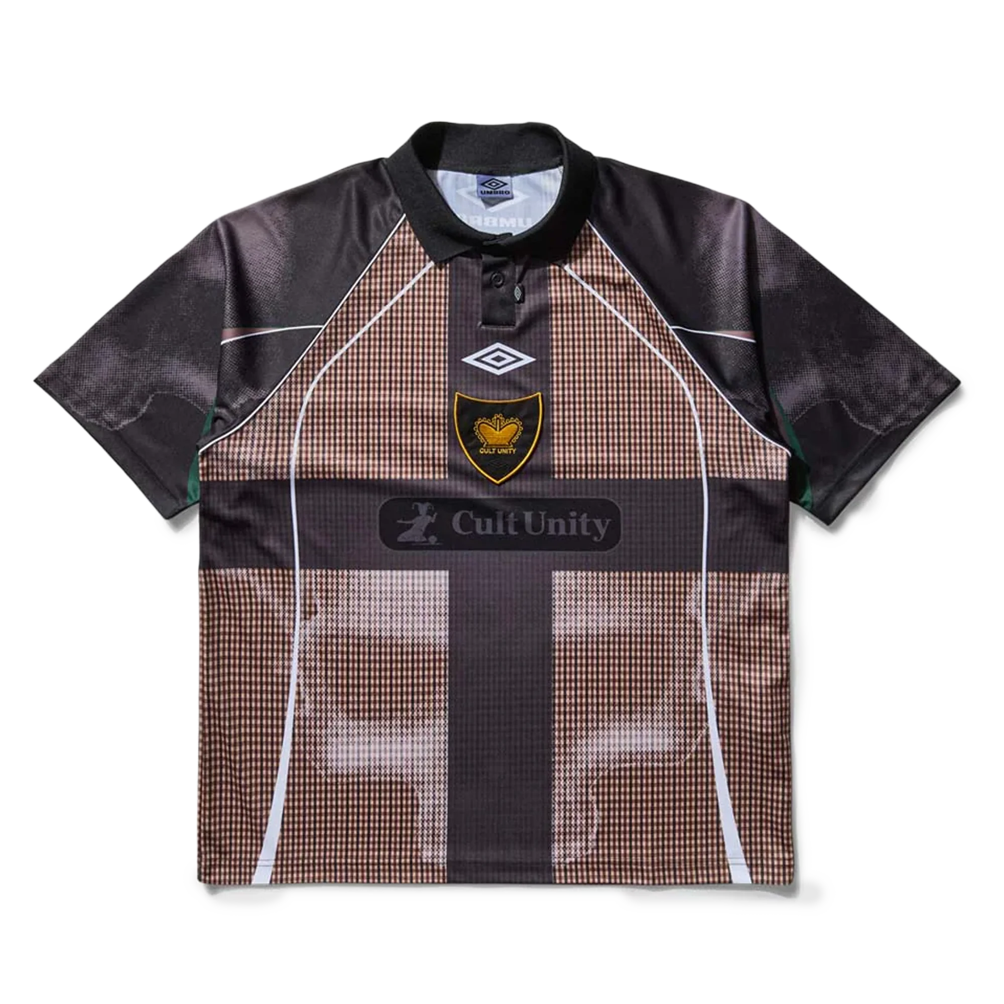 Umbro Cult Unity Check Polo Beige Black