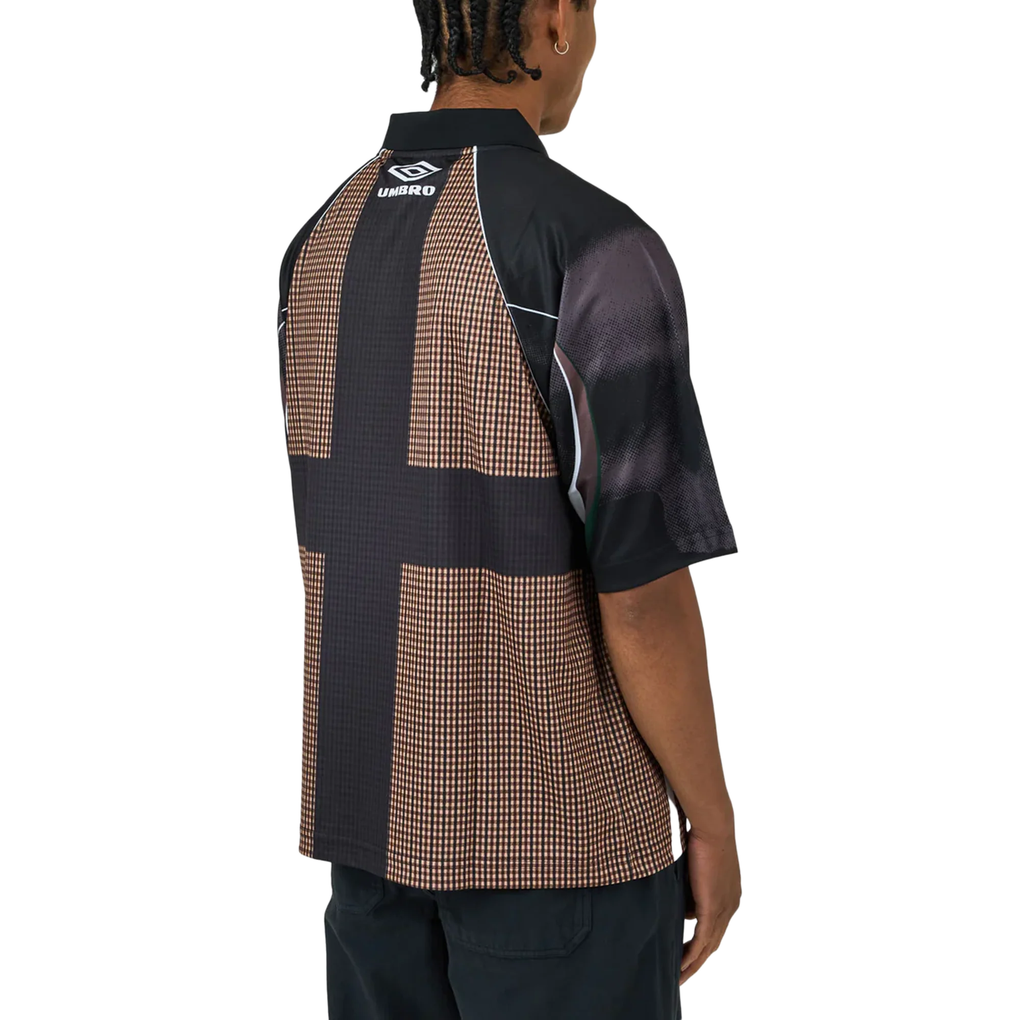 Umbro Cult Unity Check Polo Beige Black - Image 5